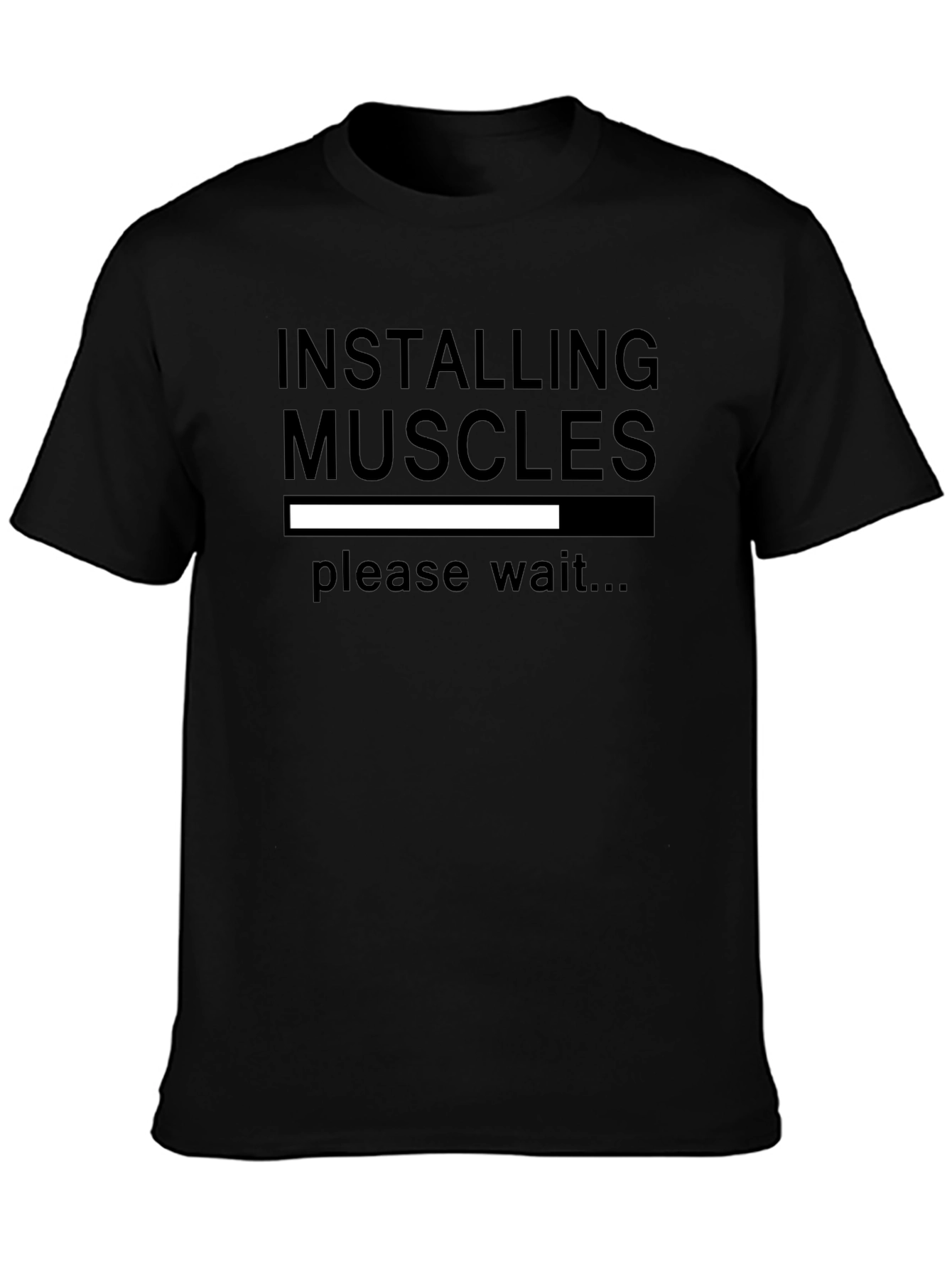 Installing Muscles Funny Gym T-Shirt