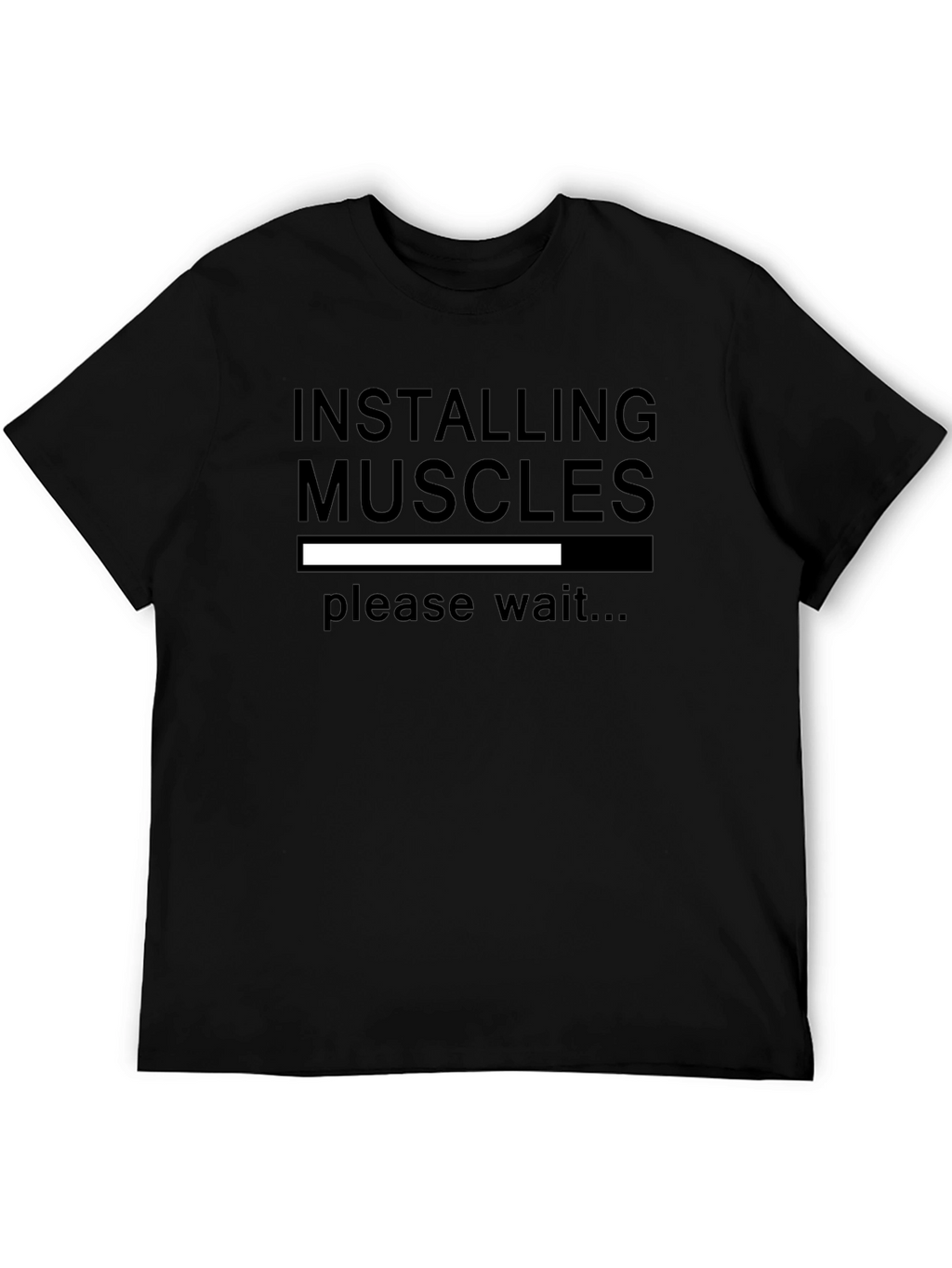 Installing Muscles Funny Gym T-Shirt
