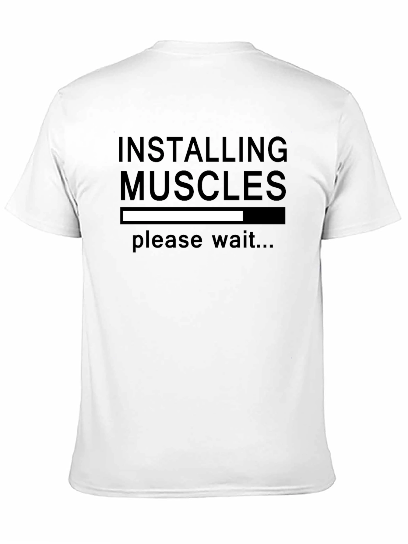 Installing Muscles Funny Gym T-Shirt