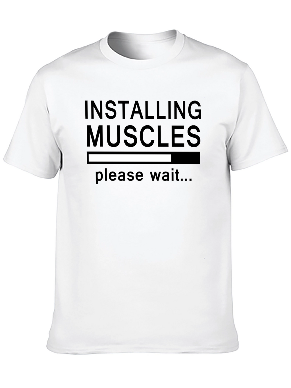 Installing Muscles Funny Gym T-Shirt