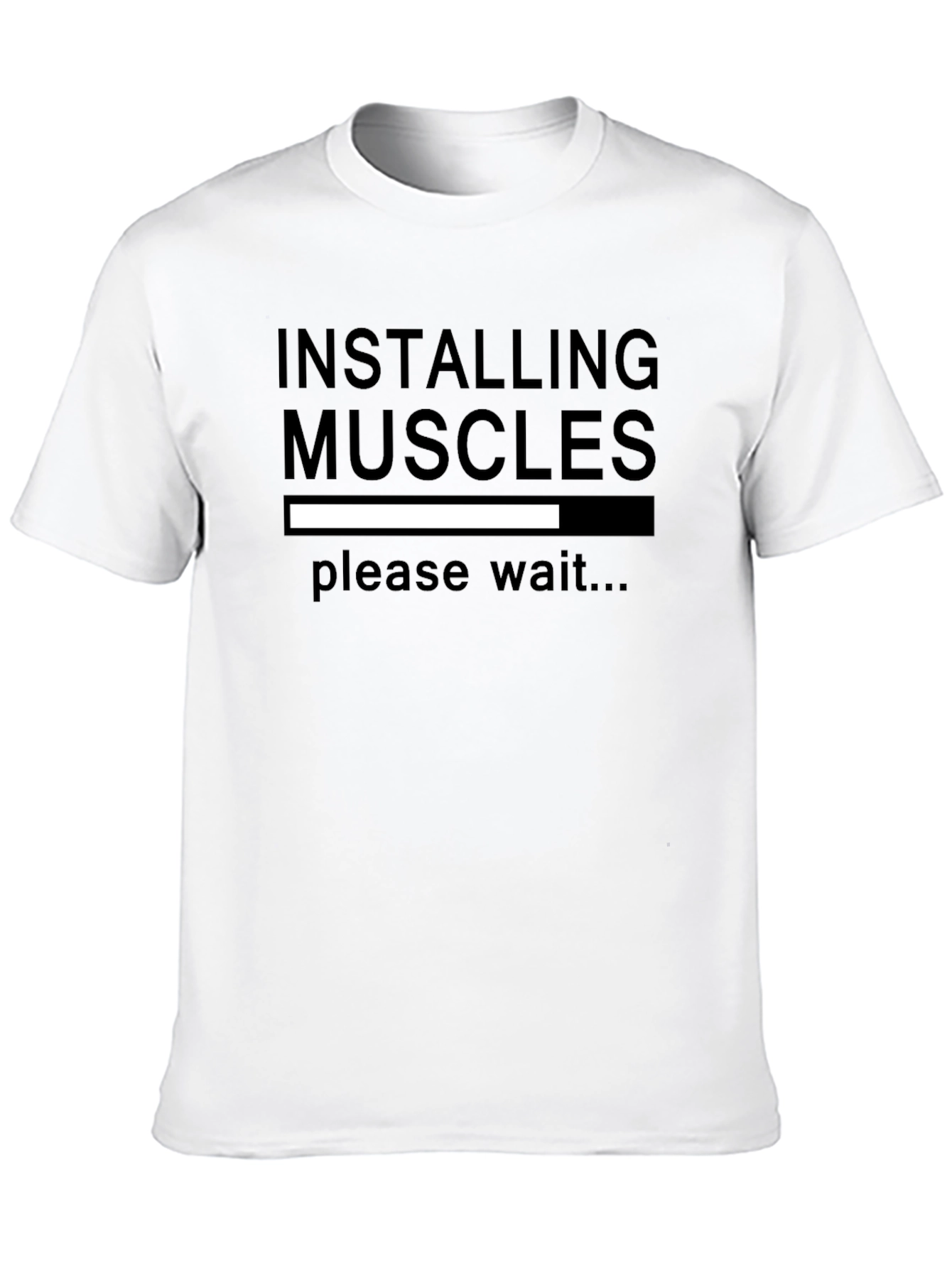 Installing Muscles Funny Gym T-Shirt