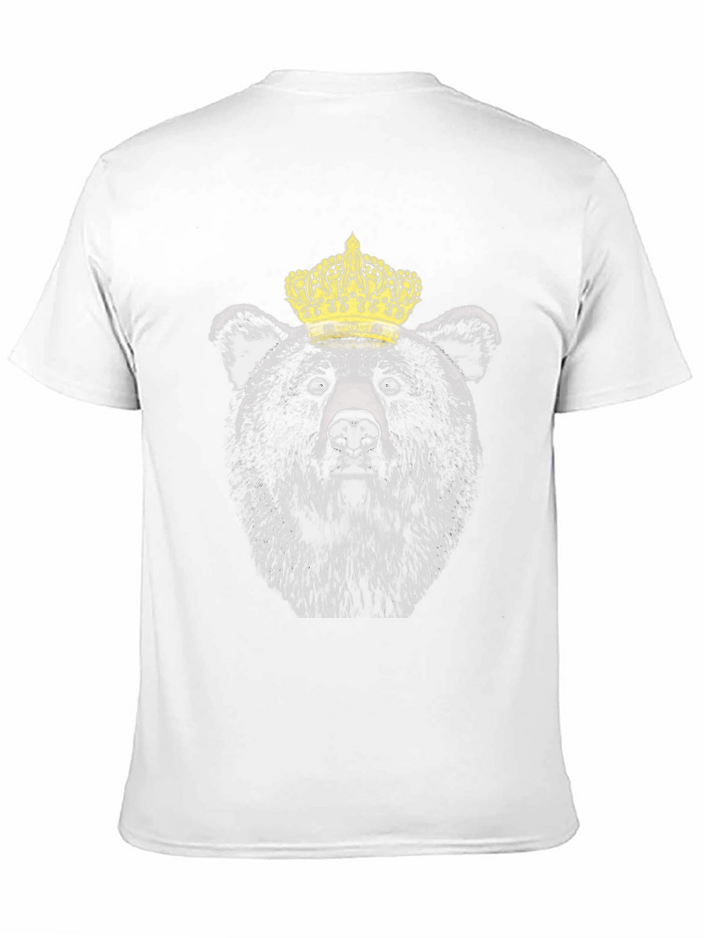 King Bear Graphic T-Shirt - Black