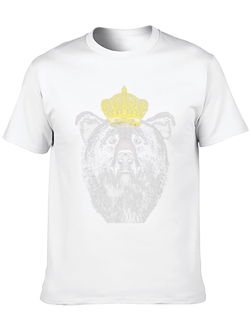 King Bear Graphic T-Shirt - Black