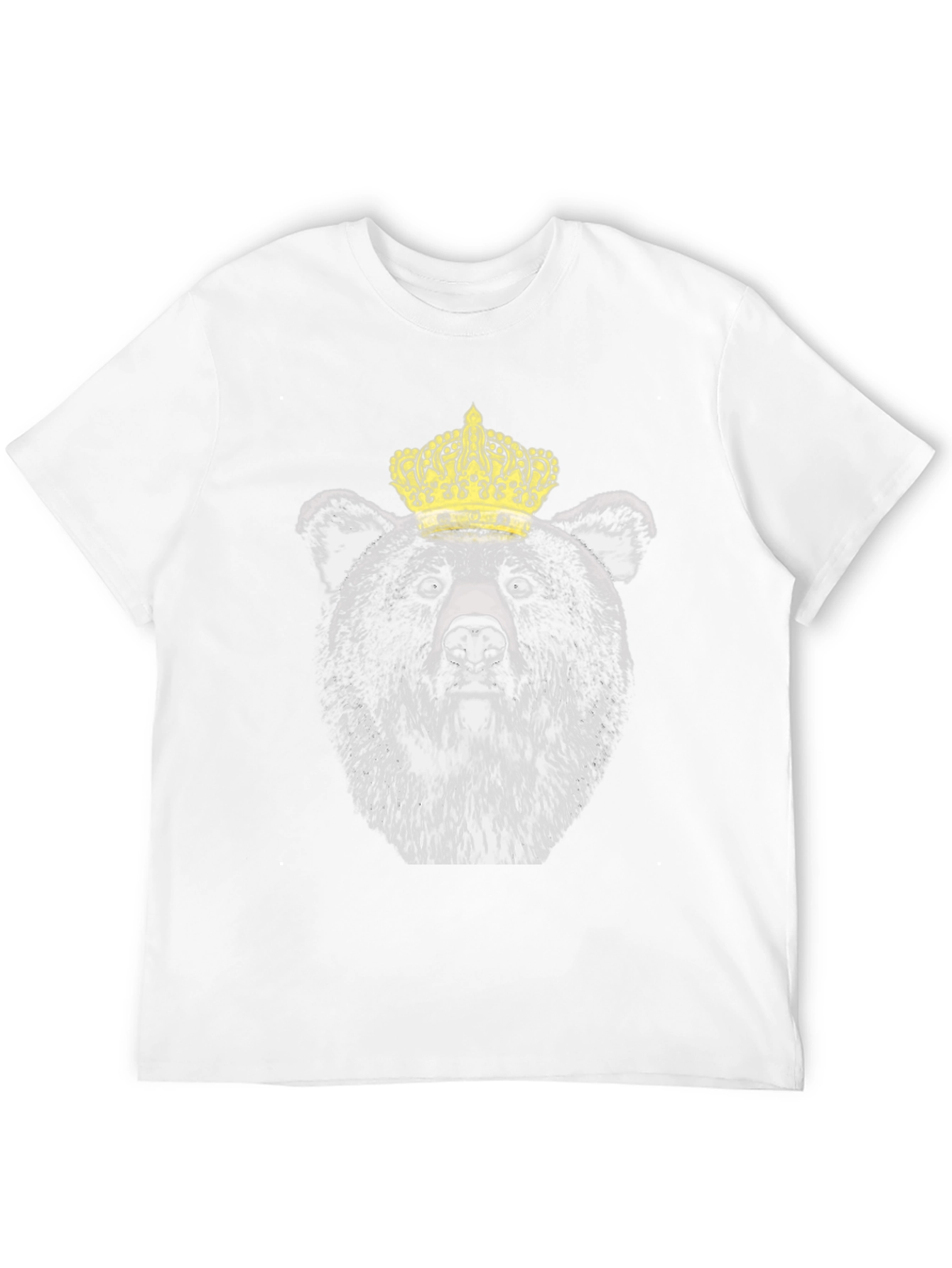 King Bear Graphic T-Shirt - Black