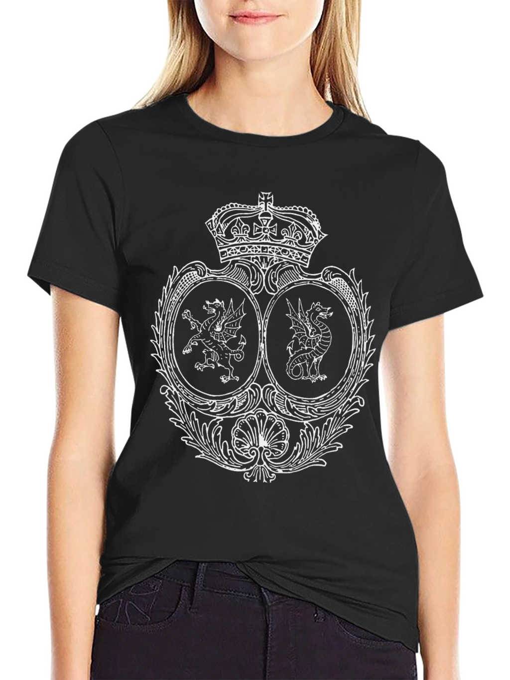 Dragon Crest Black T-Shirt