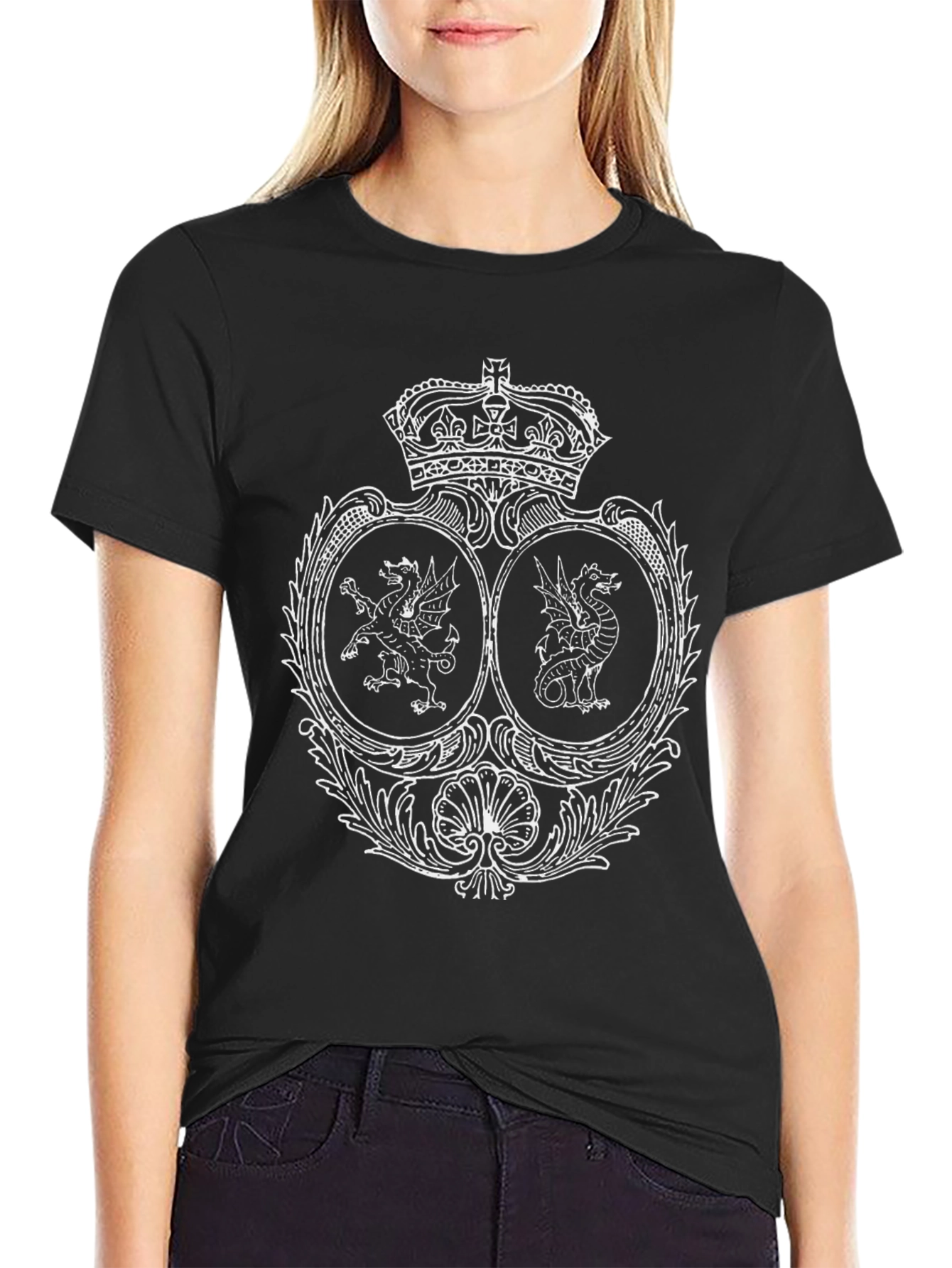 Dragon Crest Black T-Shirt