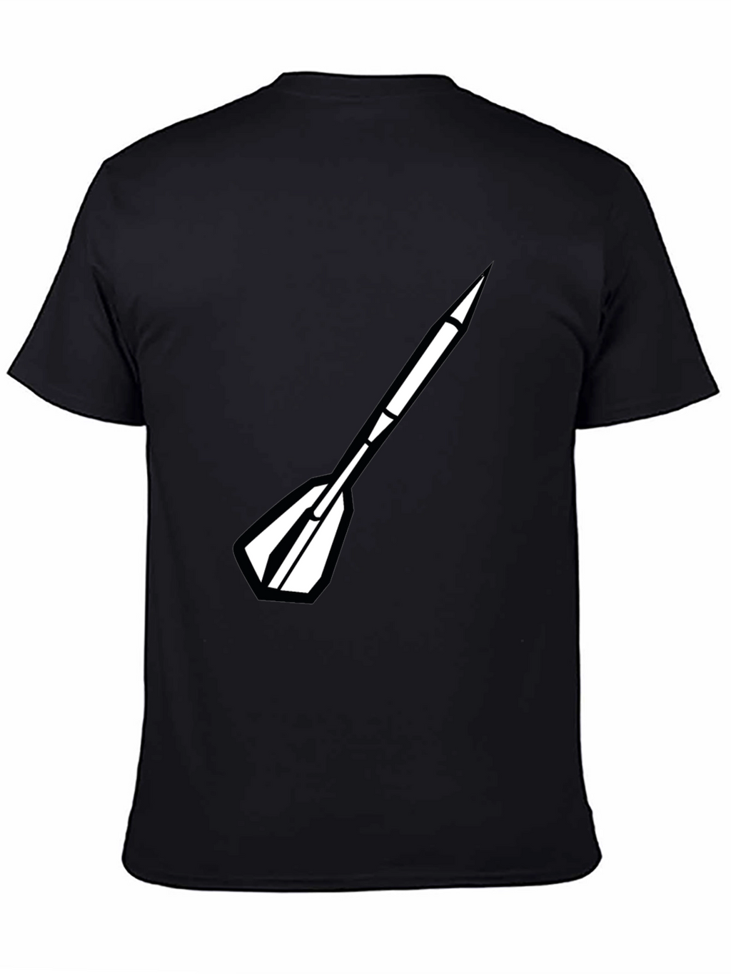 Dart Arrow Graphic Black T-Shirt