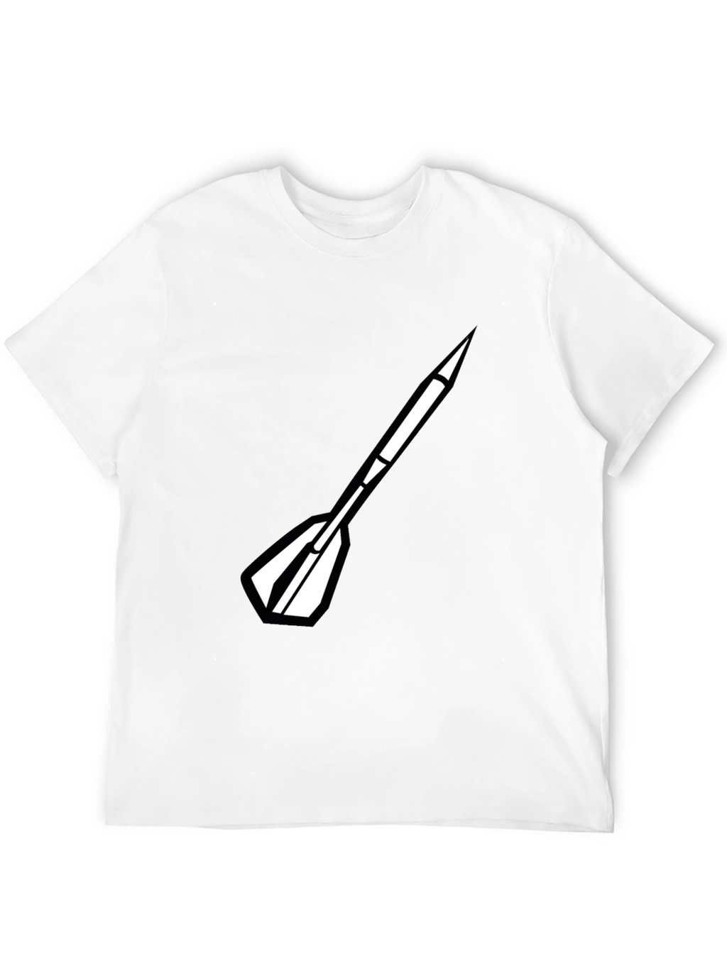 Dart Arrow Graphic Black T-Shirt