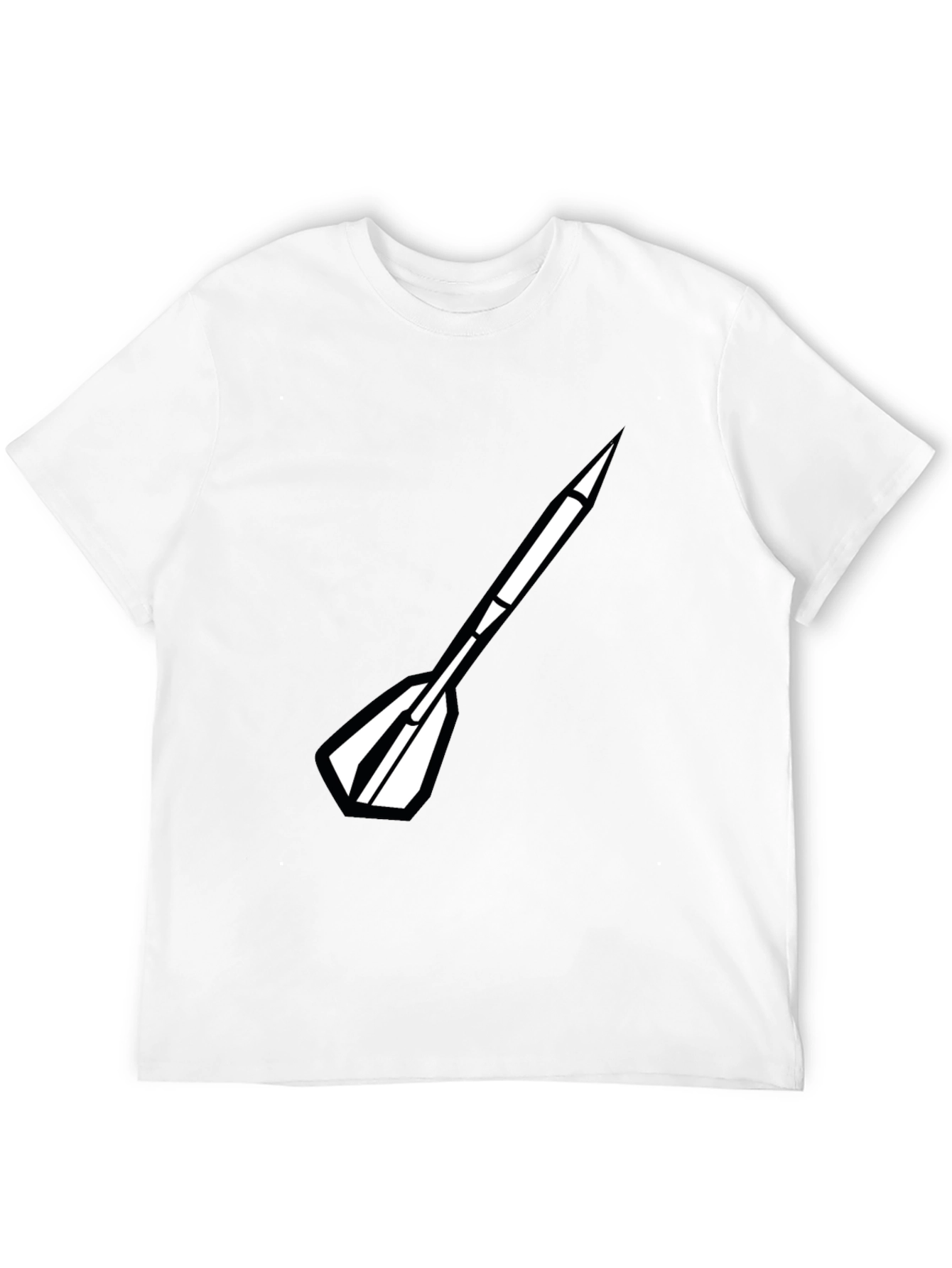Dart Arrow Graphic Black T-Shirt