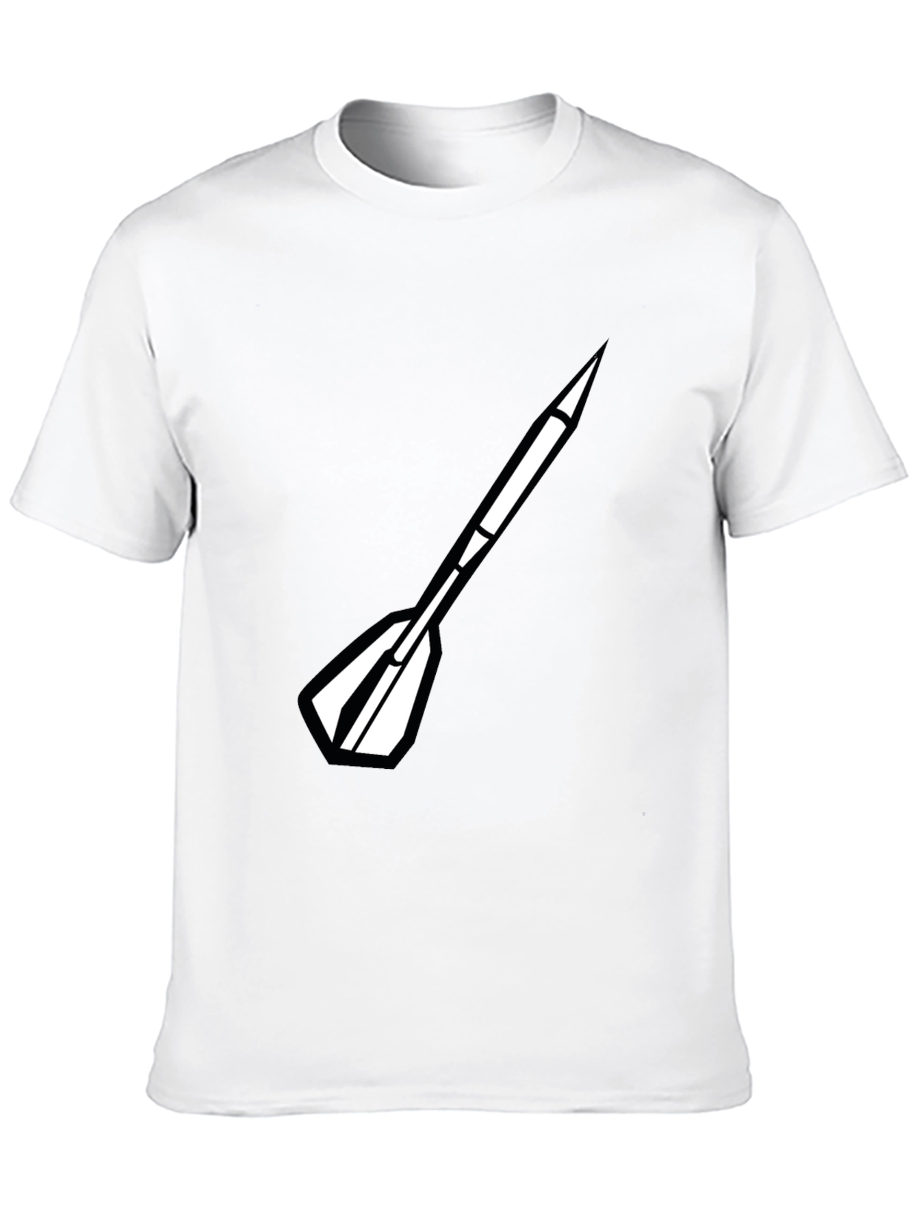 Dart Arrow Graphic Black T-Shirt