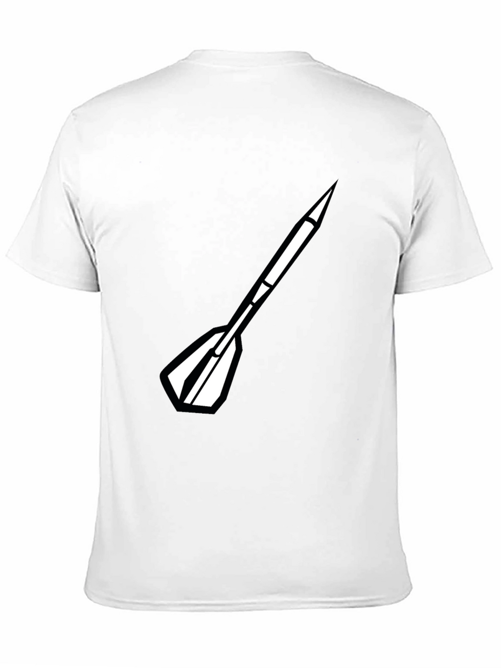 Dart Arrow Graphic Black T-Shirt