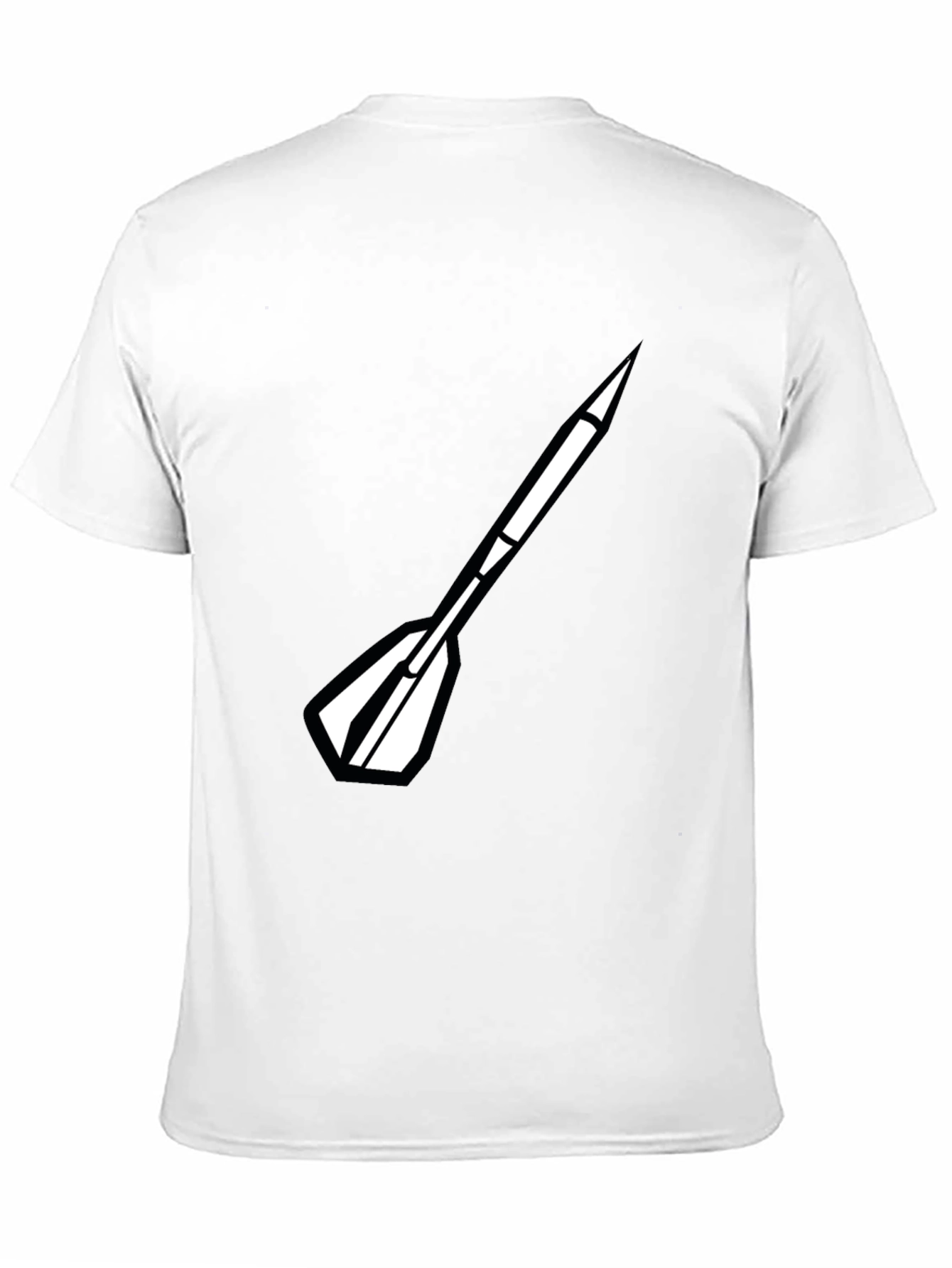 Dart Arrow Graphic Black T-Shirt