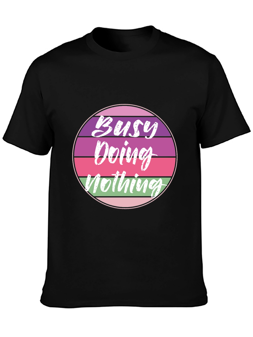 Busy Doing Nothing Retro T-Shirt