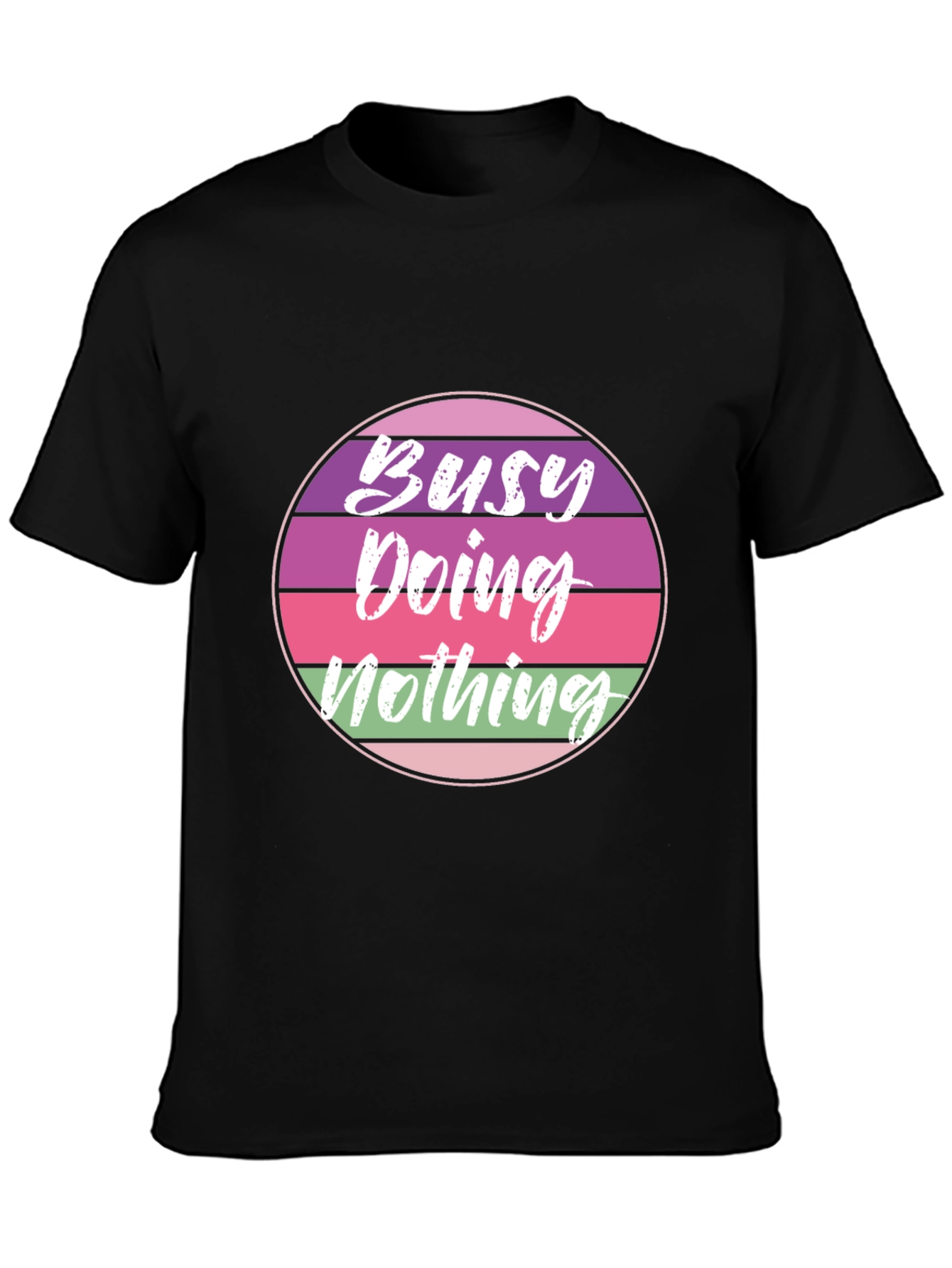Busy Doing Nothing Retro T-Shirt
