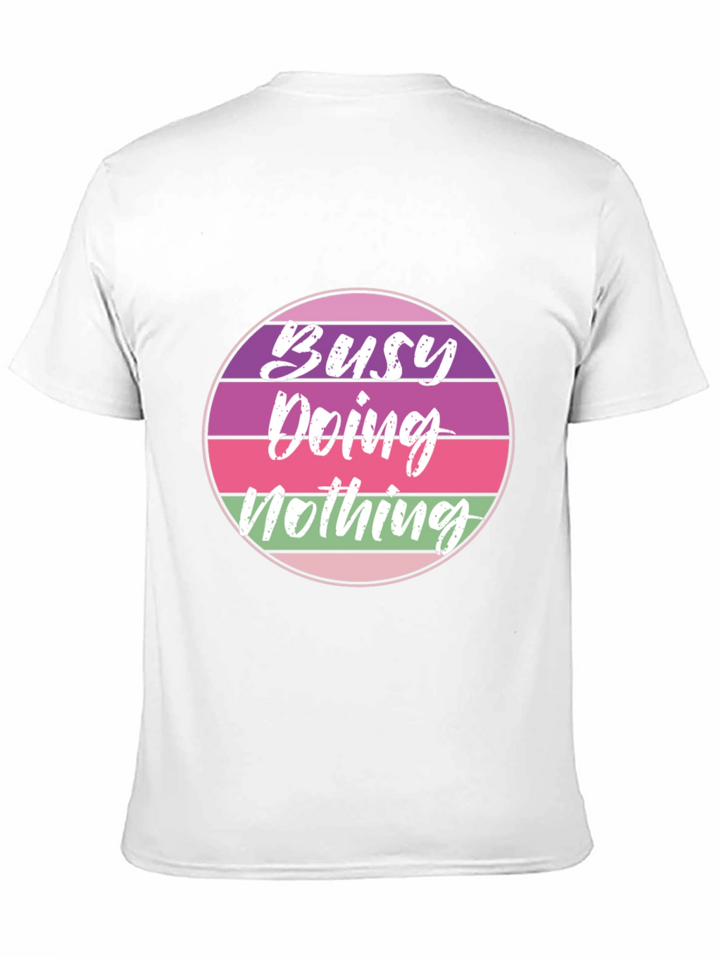 Busy Doing Nothing Retro T-Shirt
