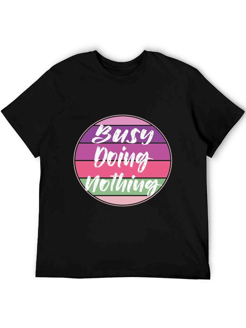 Busy Doing Nothing Retro T-Shirt
