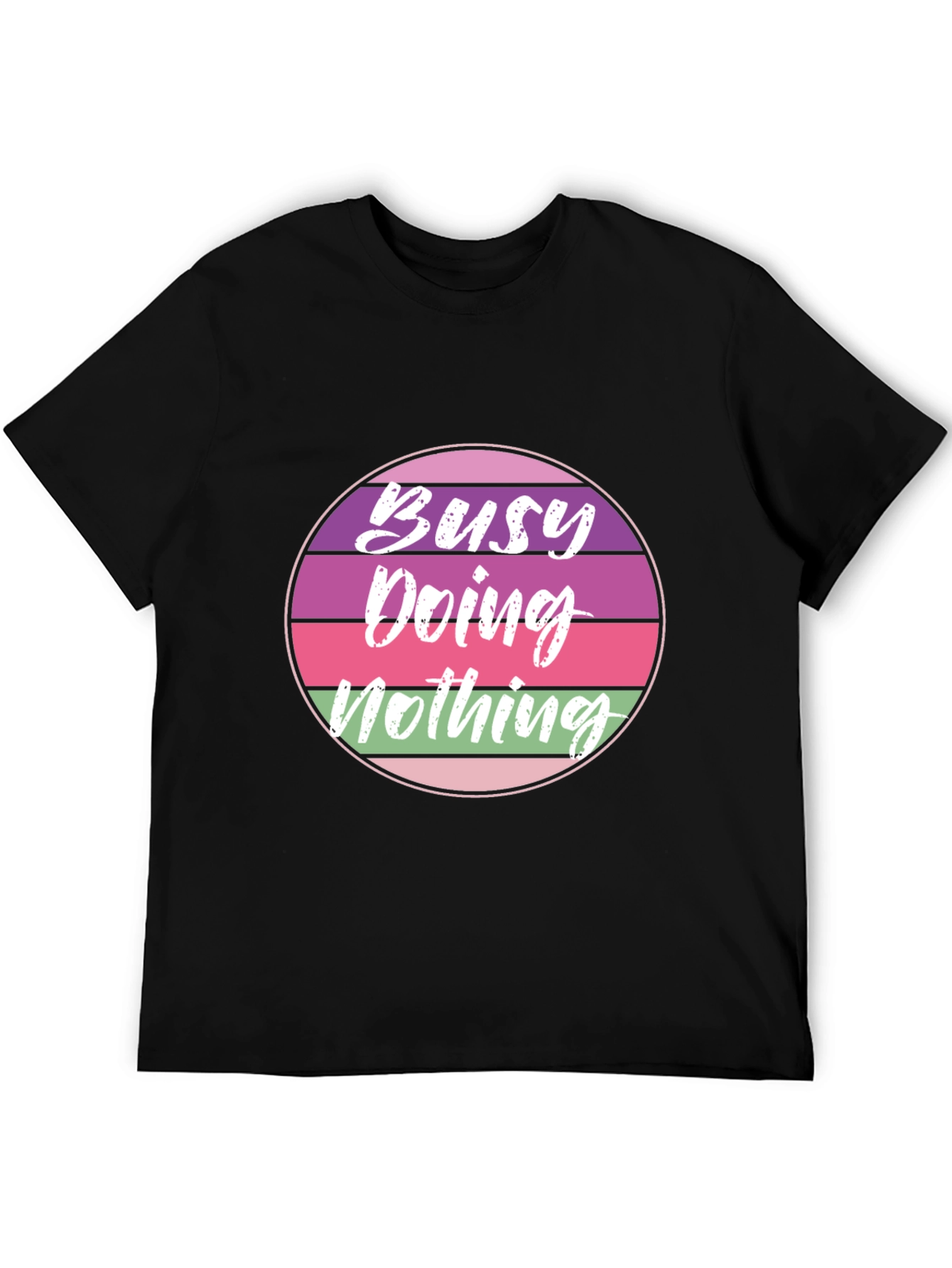Busy Doing Nothing Retro T-Shirt
