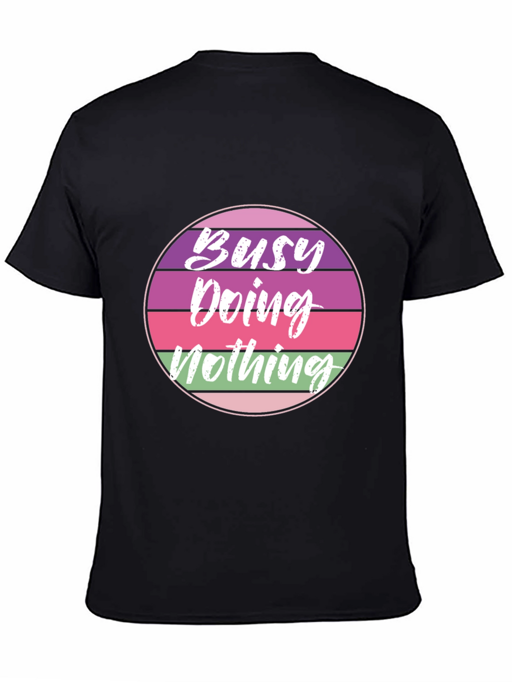 Busy Doing Nothing Retro T-Shirt