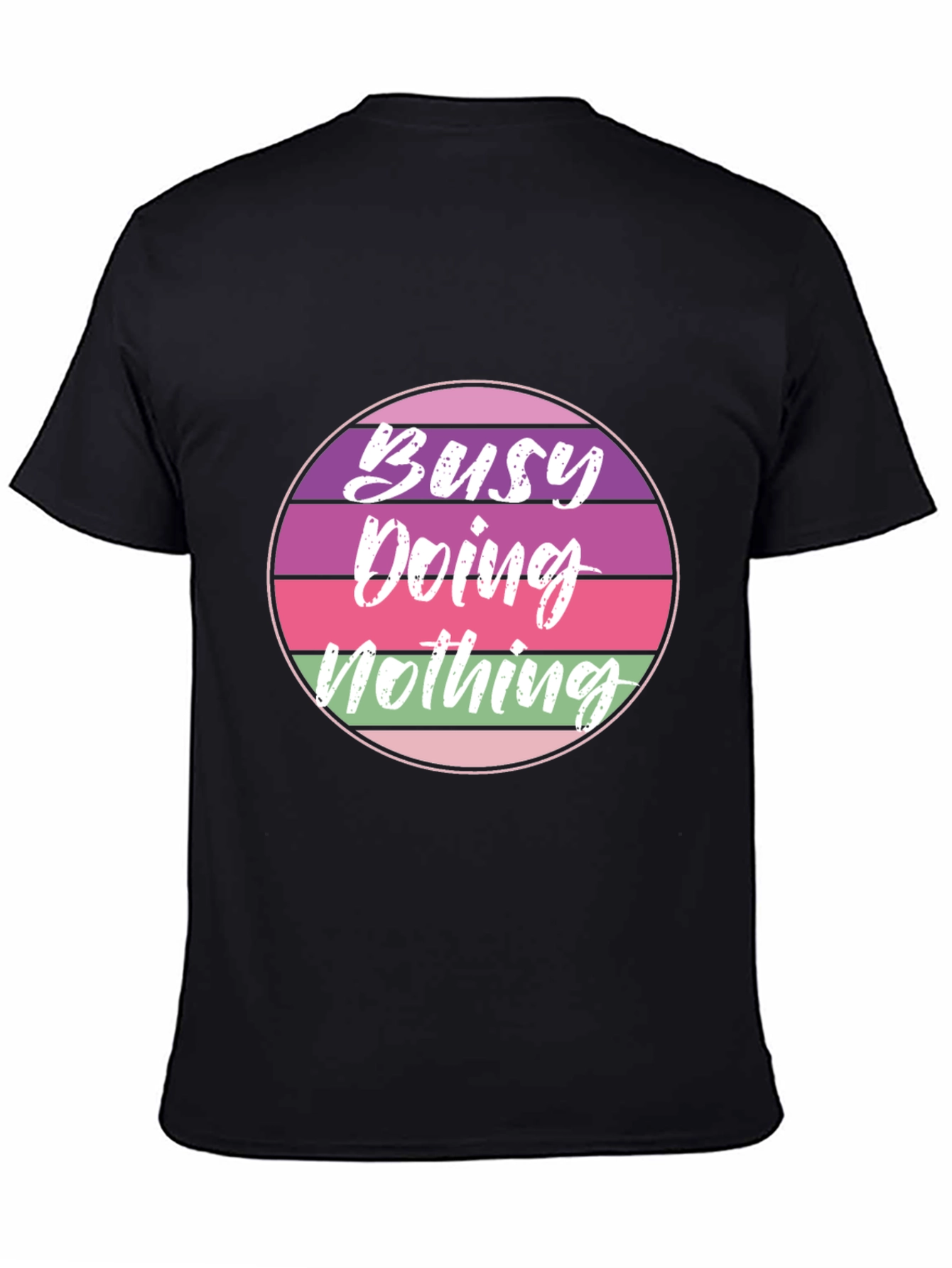 Busy Doing Nothing Retro T-Shirt