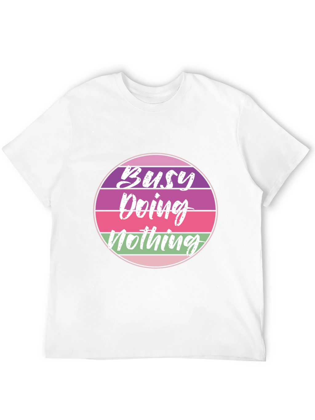 Busy Doing Nothing Retro T-Shirt