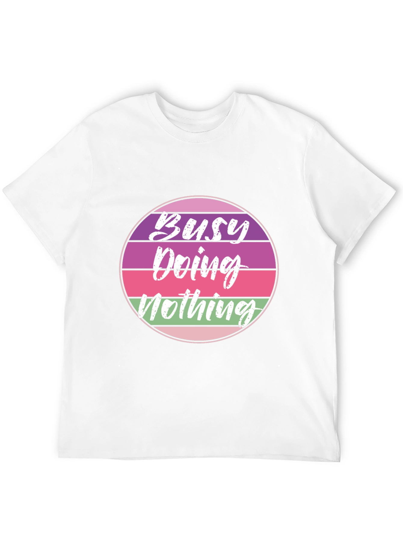 Busy Doing Nothing Retro T-Shirt