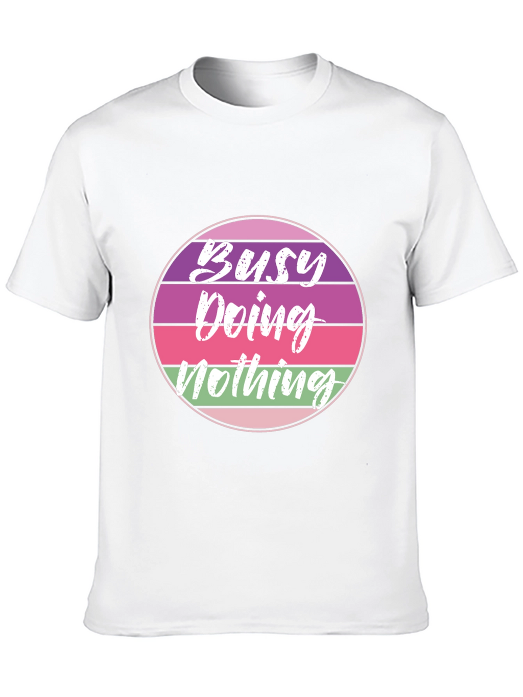 Busy Doing Nothing Retro T-Shirt