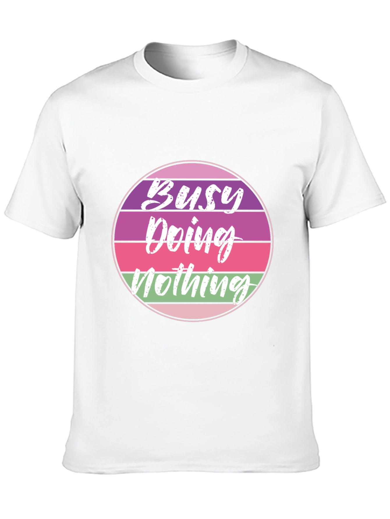 Busy Doing Nothing Retro T-Shirt