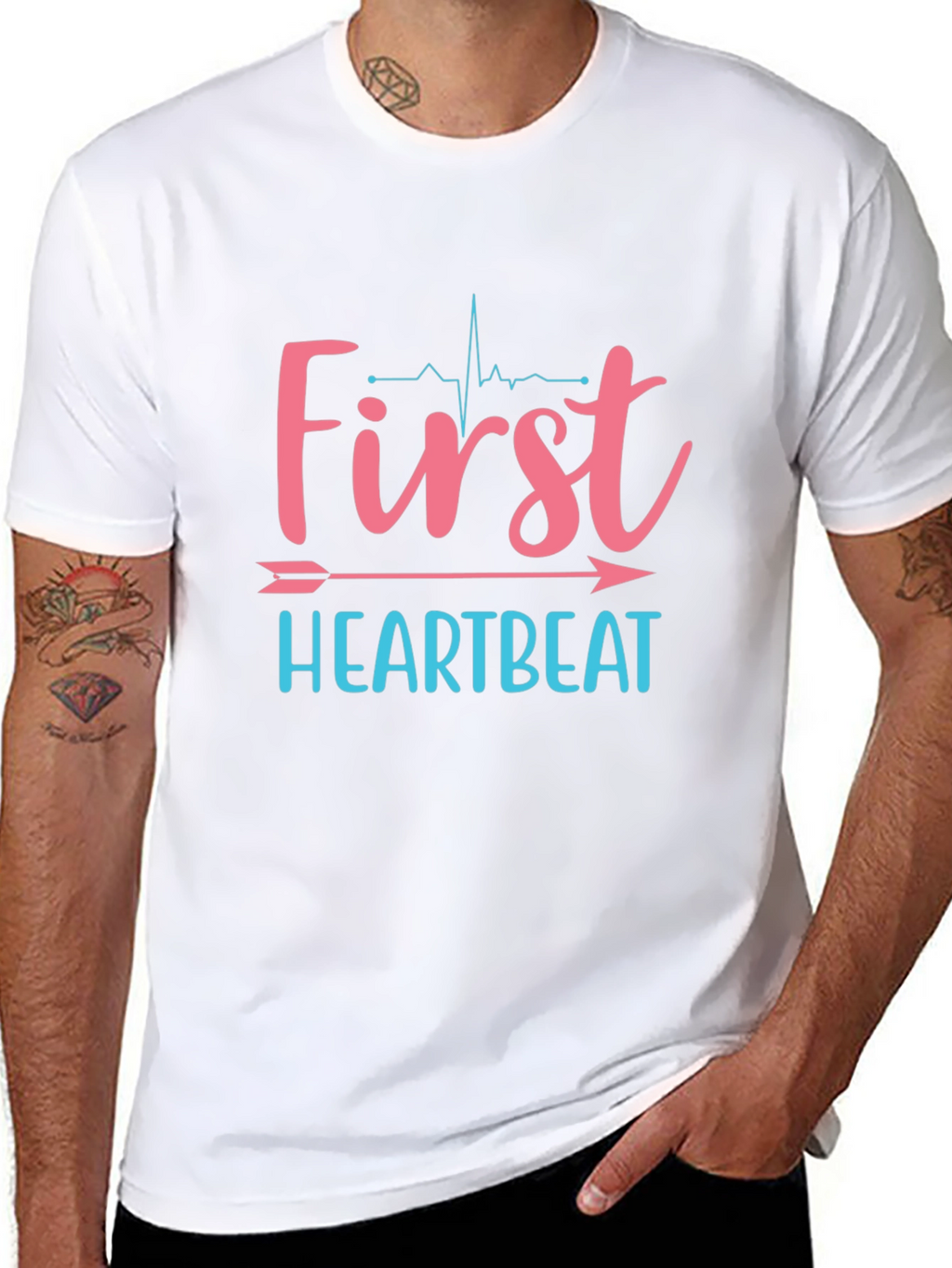 First Heartbeat Graphic Tee