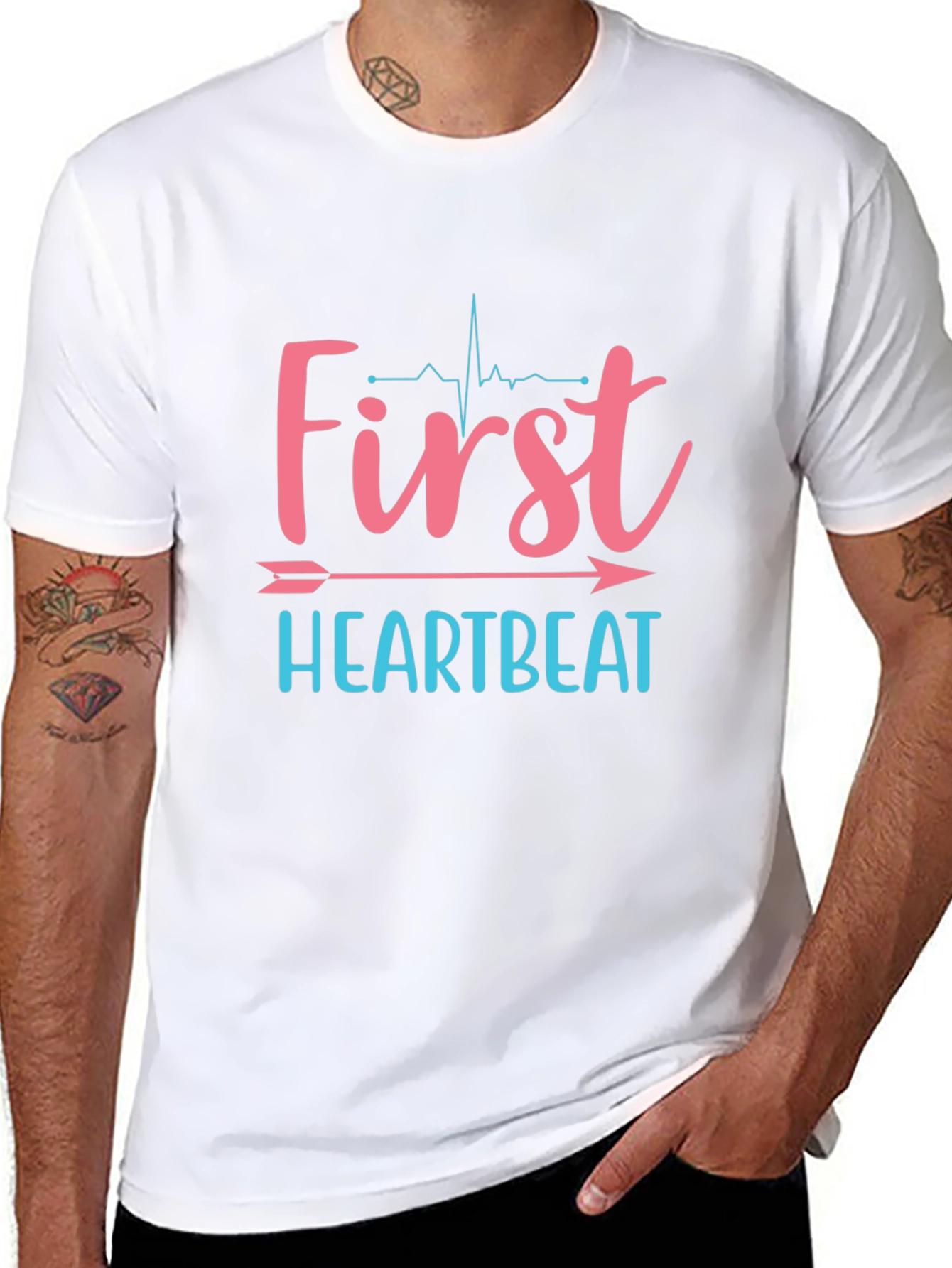 First Heartbeat Graphic Tee