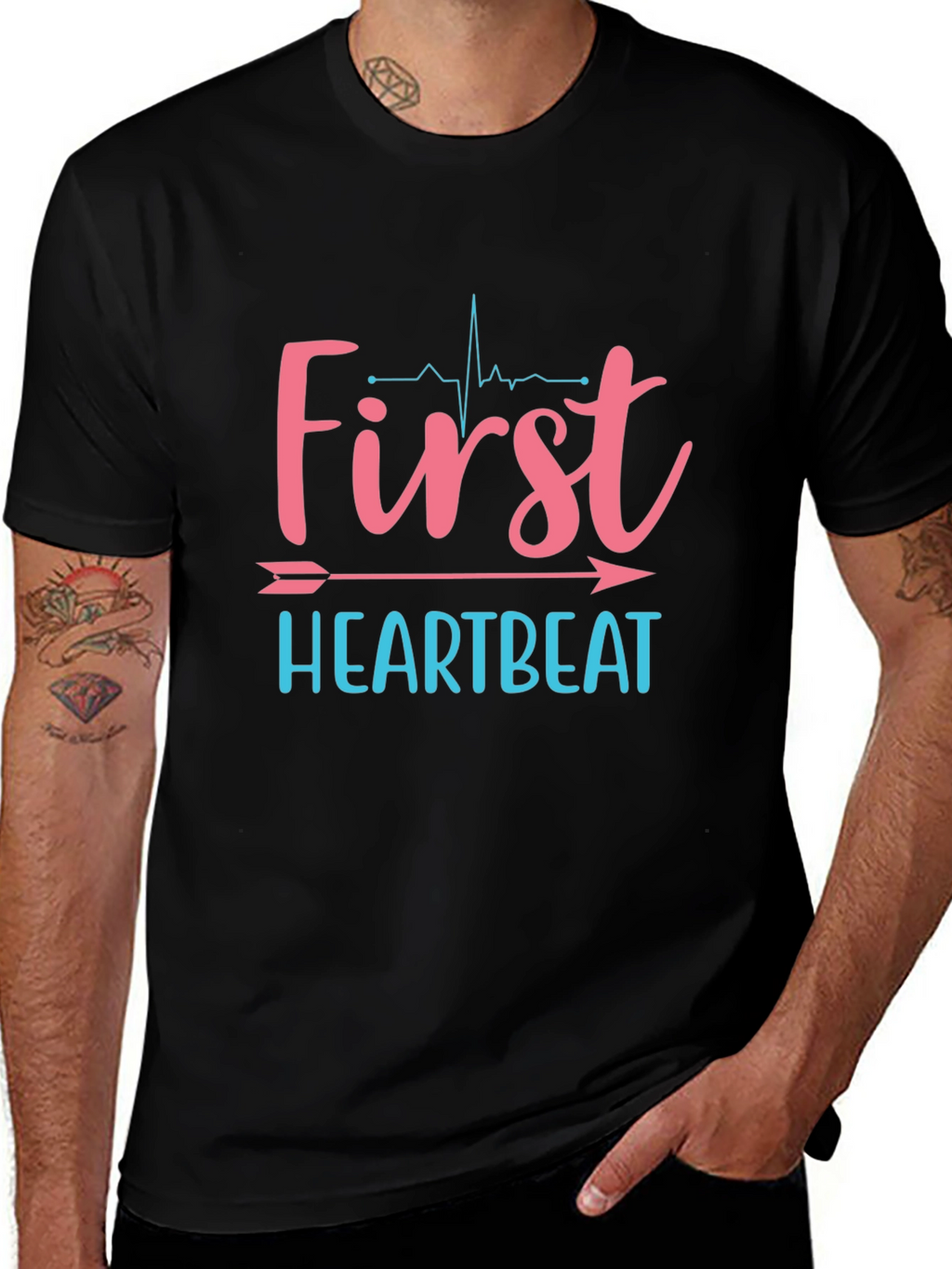 First Heartbeat Graphic Tee