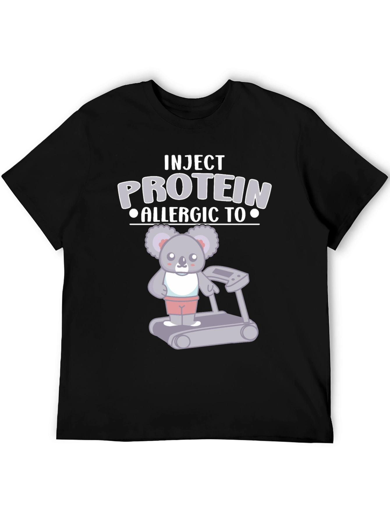 Inject Protein Allergic To Koala Bear Gym T-Shirt