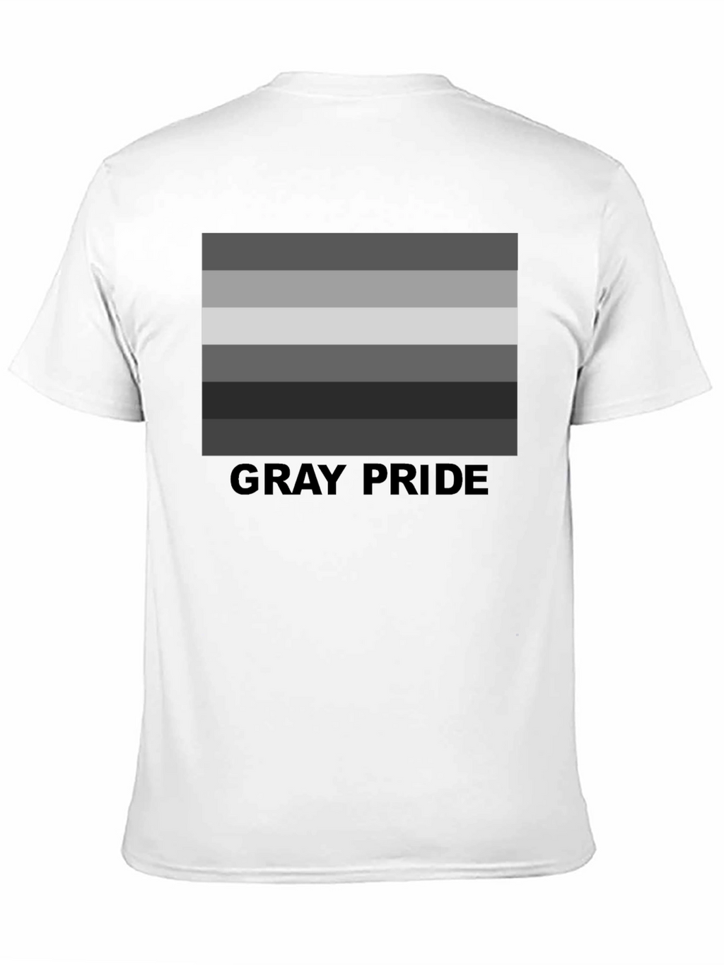 Gray Pride T-Shirt - Subtle LGBTQ+ Pride