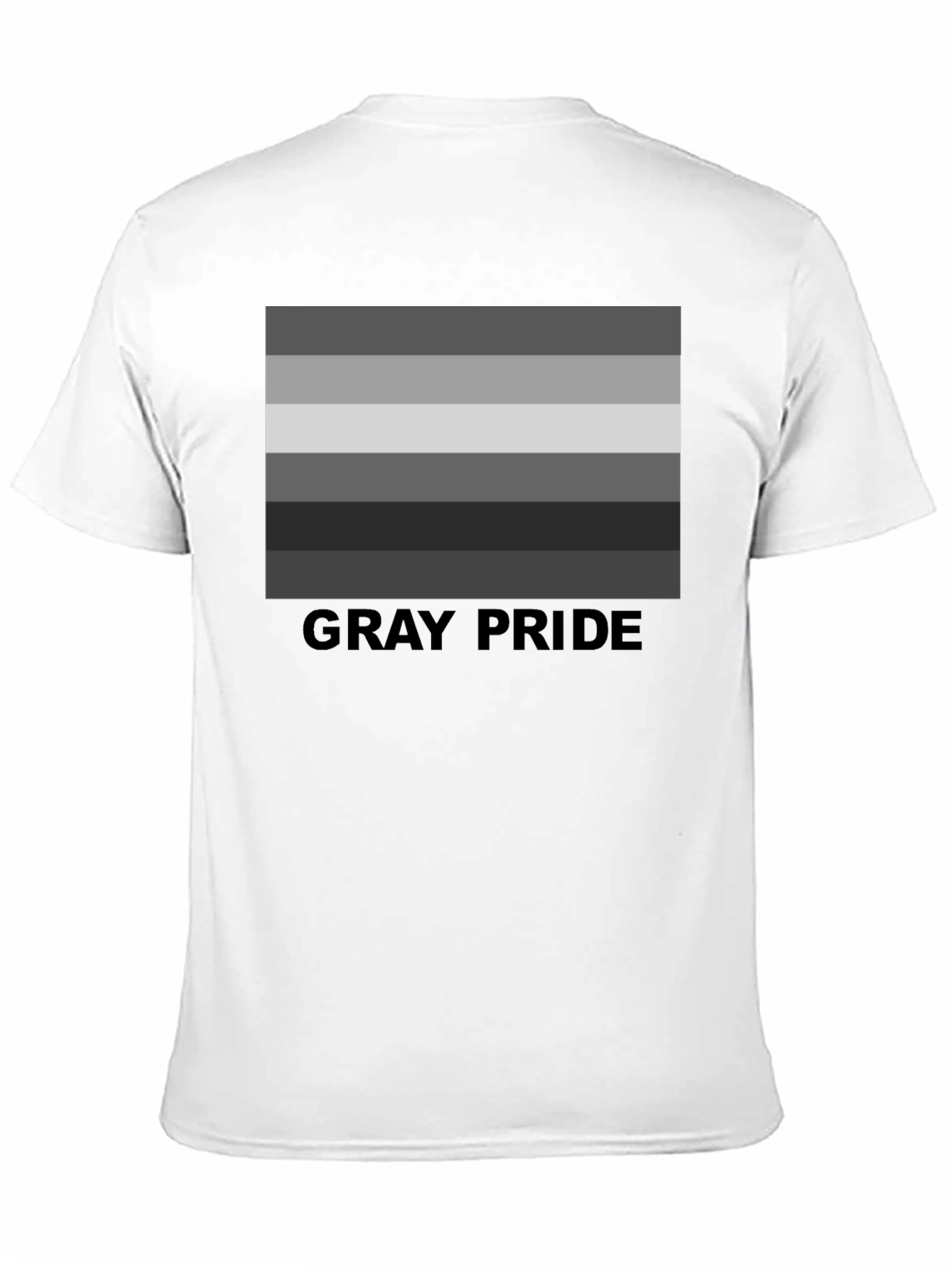 Gray Pride T-Shirt - Subtle LGBTQ+ Pride