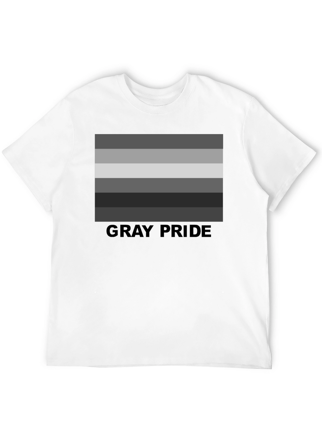 Gray Pride T-Shirt - Subtle LGBTQ+ Pride