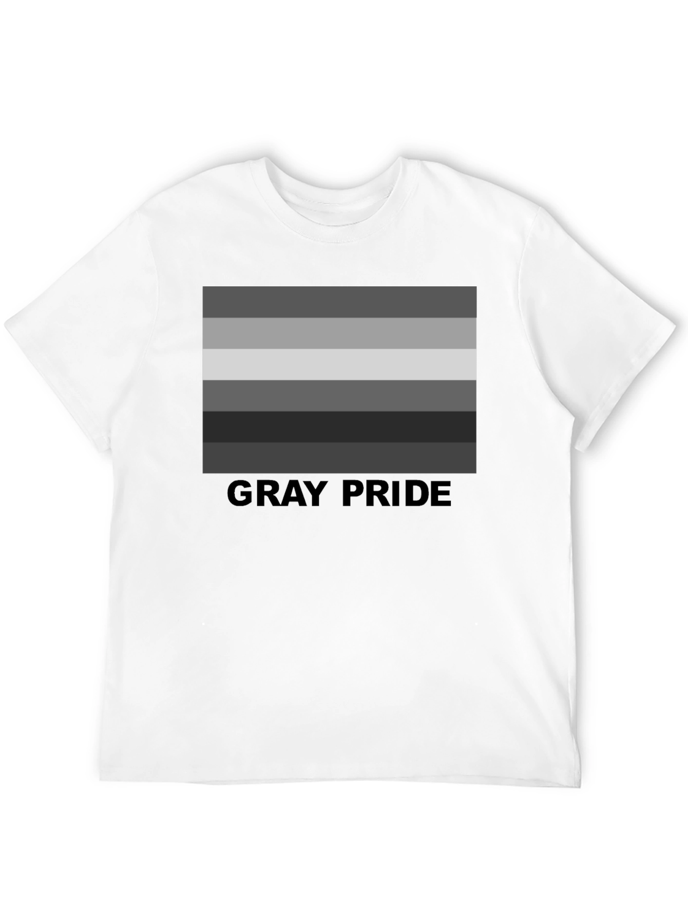 Gray Pride T-Shirt - Subtle LGBTQ+ Pride