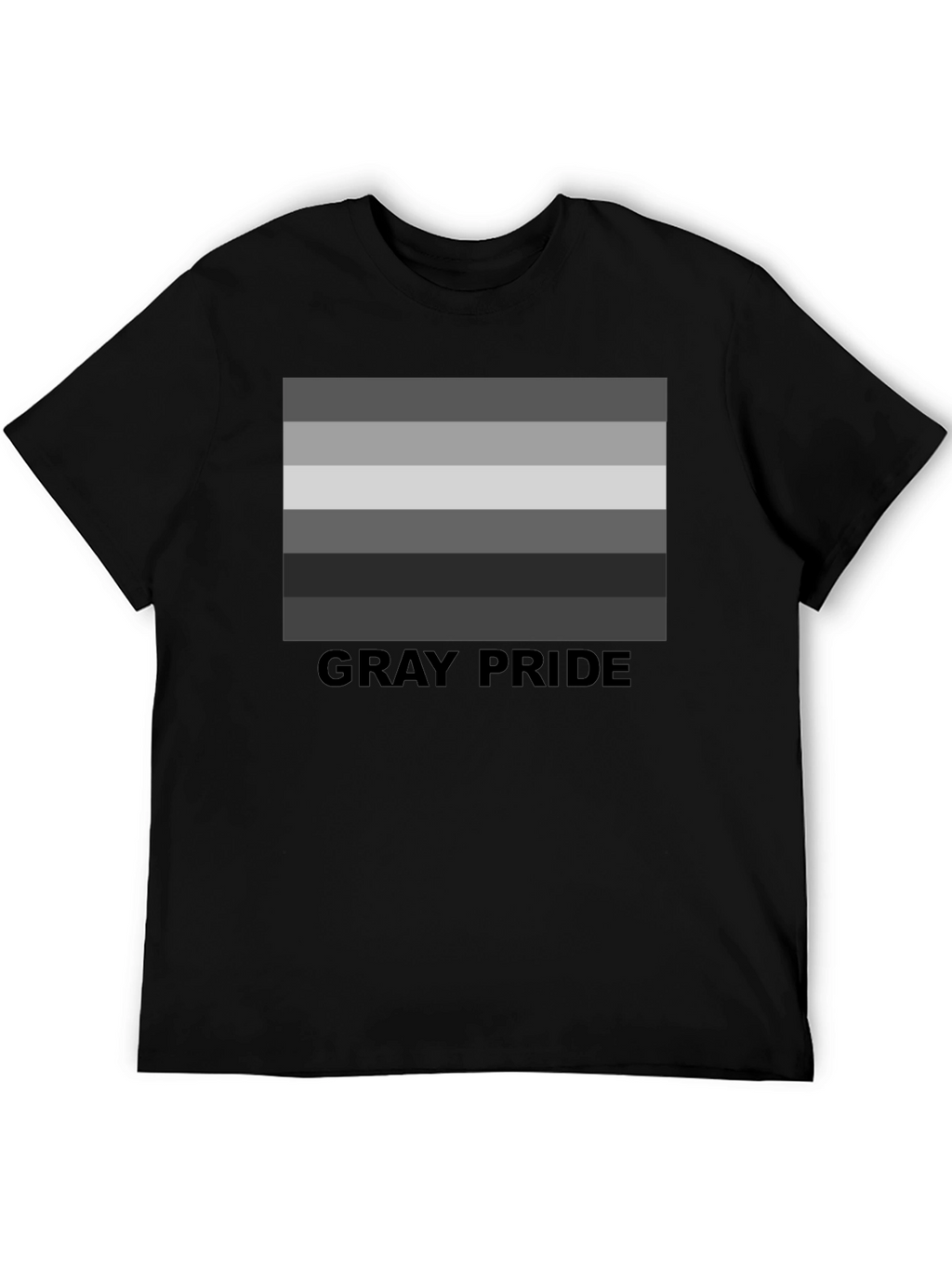 Gray Pride T-Shirt - Subtle LGBTQ+ Pride