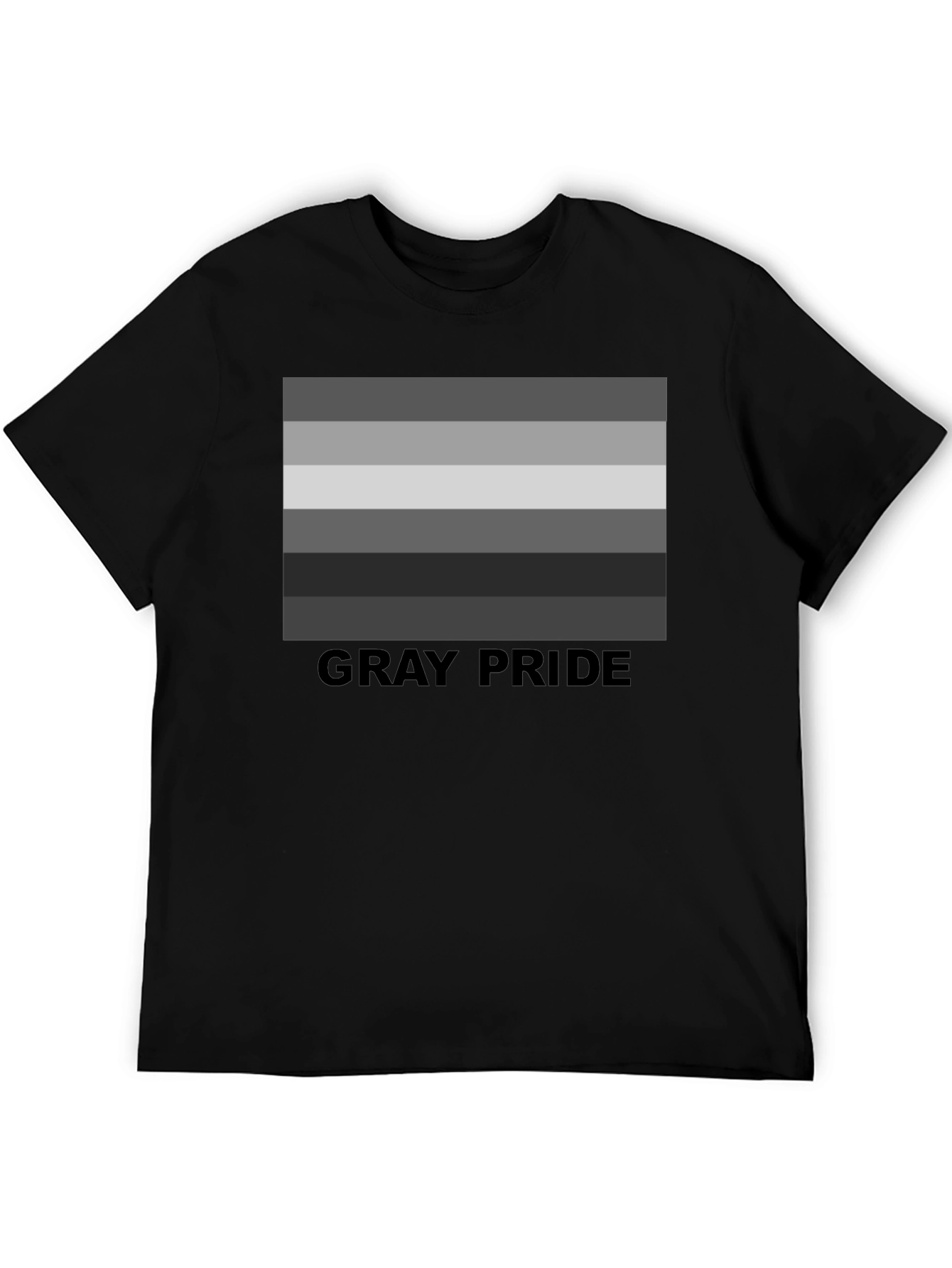 Gray Pride T-Shirt - Subtle LGBTQ+ Pride