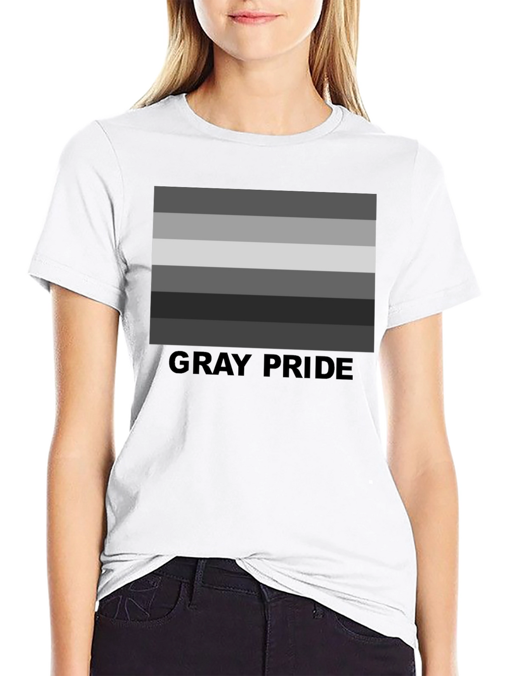 Gray Pride T-Shirt - Subtle LGBTQ+ Pride