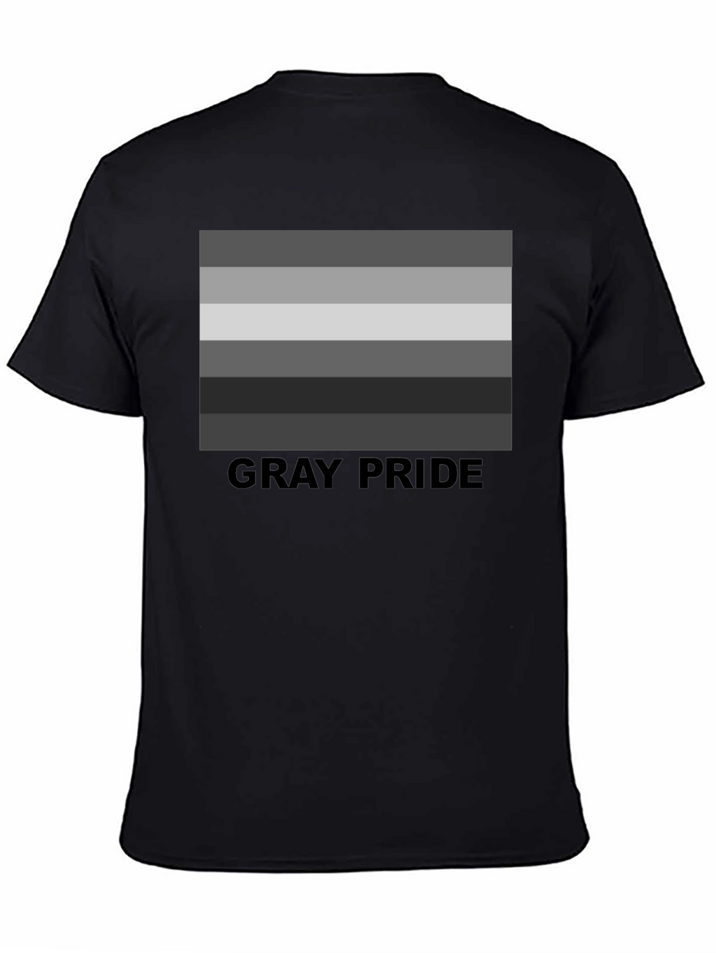 Gray Pride T-Shirt - Subtle LGBTQ+ Pride
