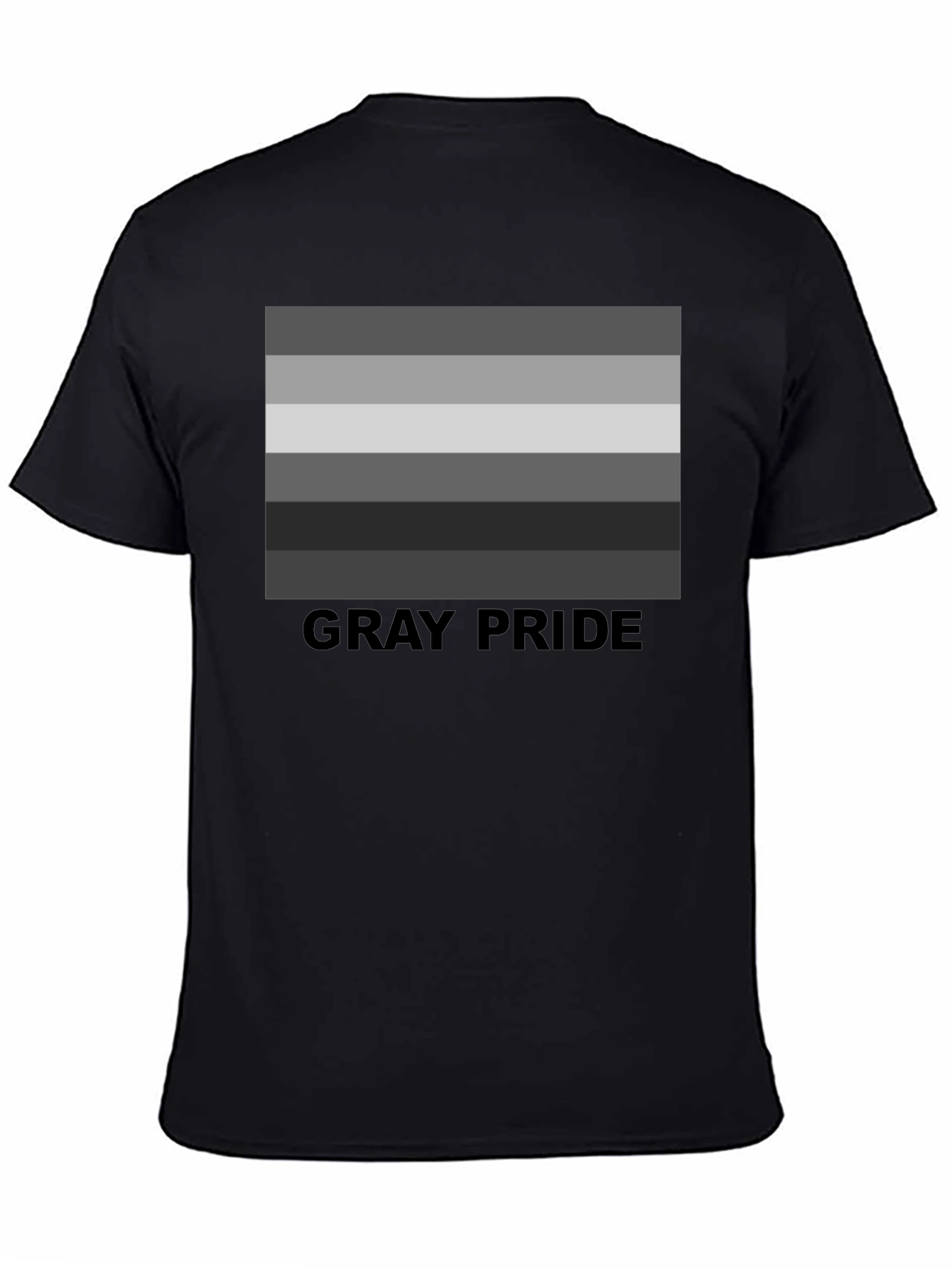 Gray Pride T-Shirt - Subtle LGBTQ+ Pride