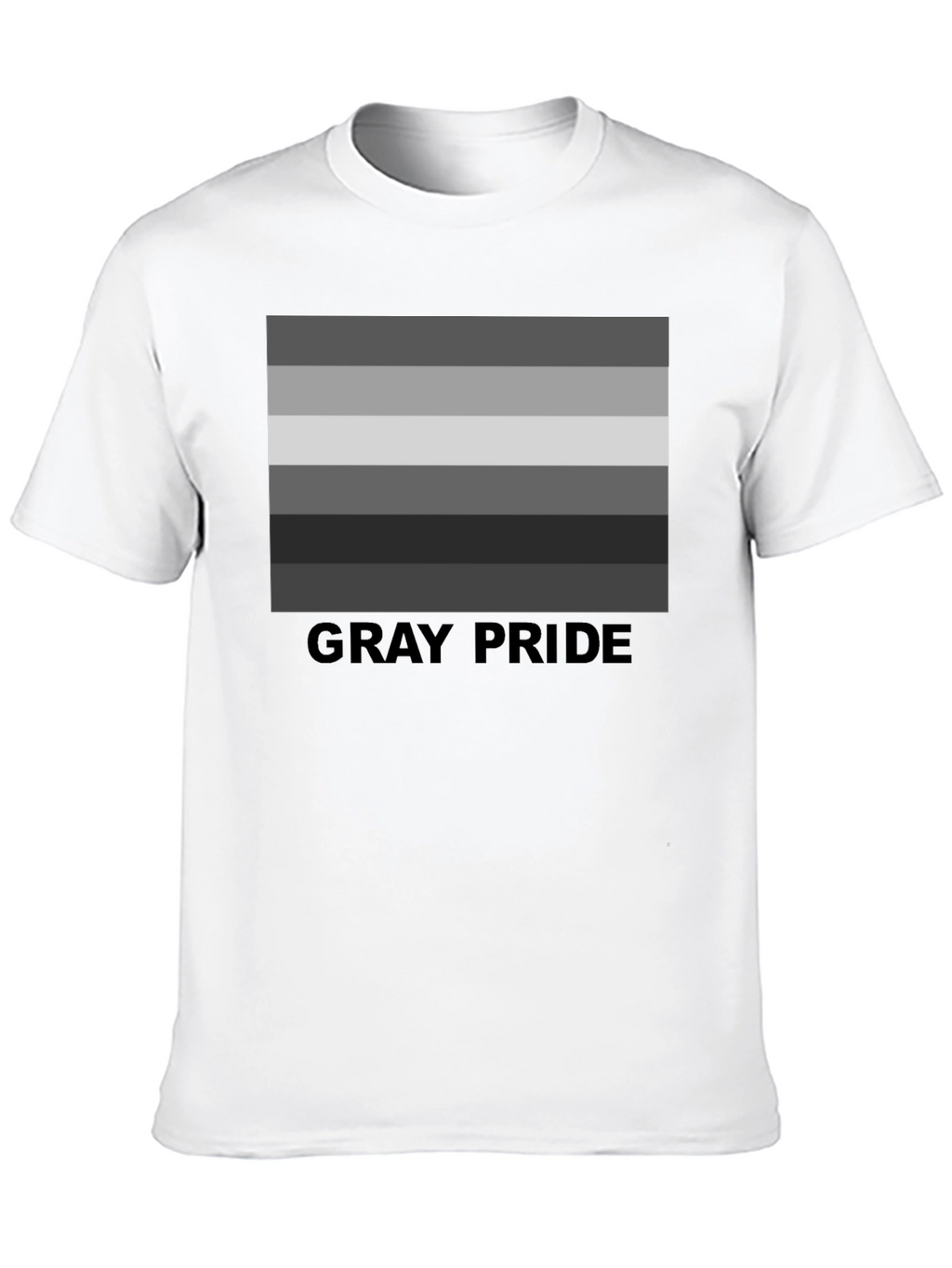Gray Pride T-Shirt - Subtle LGBTQ+ Pride
