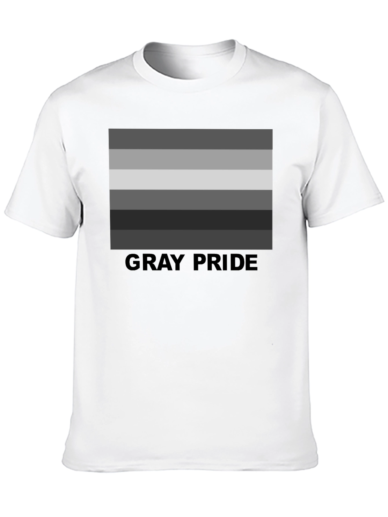 Gray Pride T-Shirt - Subtle LGBTQ+ Pride