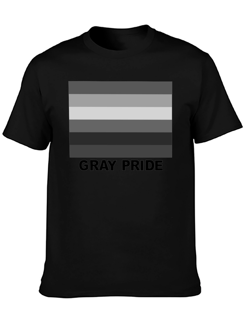 Gray Pride T-Shirt - Subtle LGBTQ+ Pride