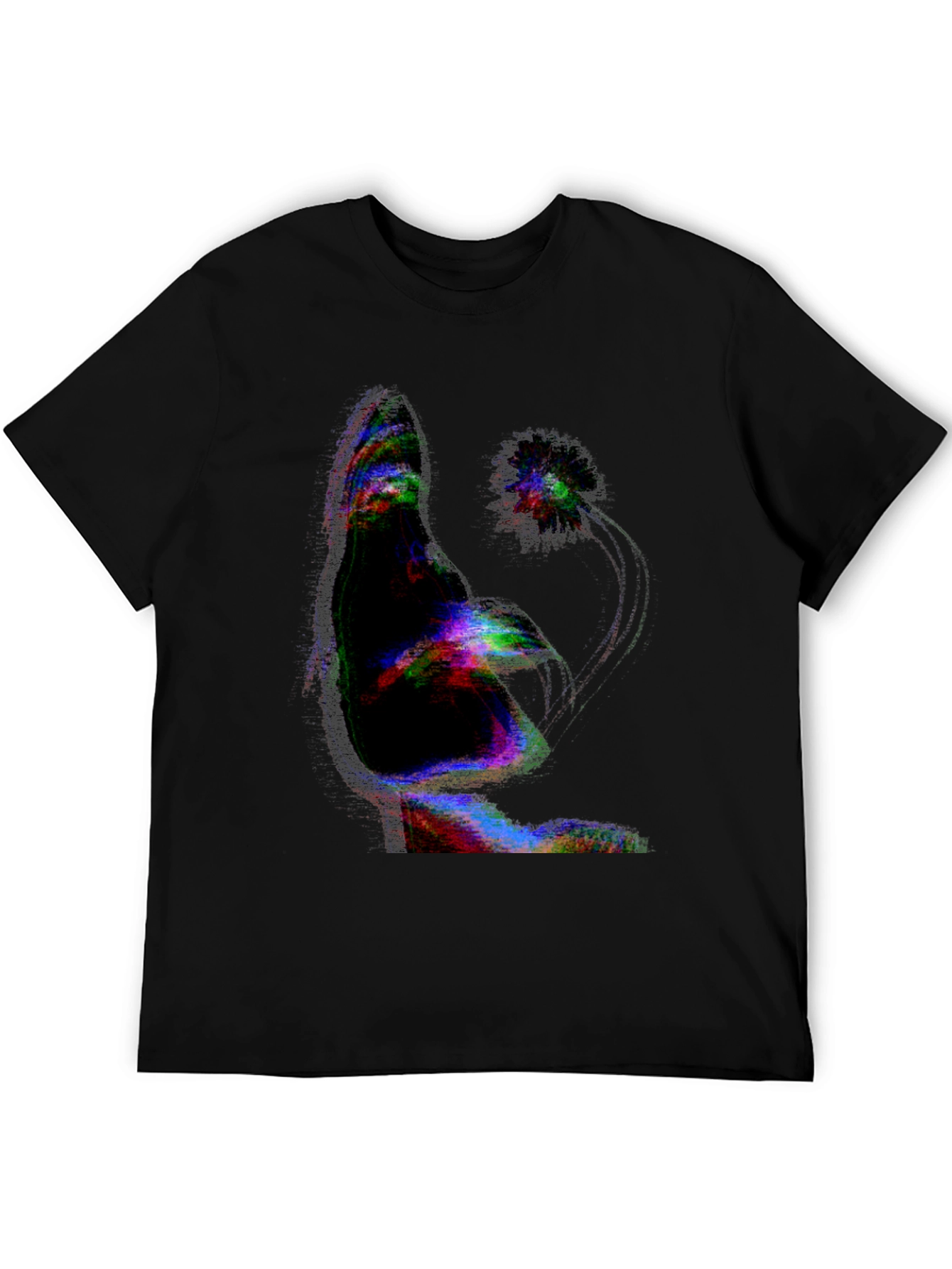 Glitch Art Graphic Tee - Unique Streetwear Style