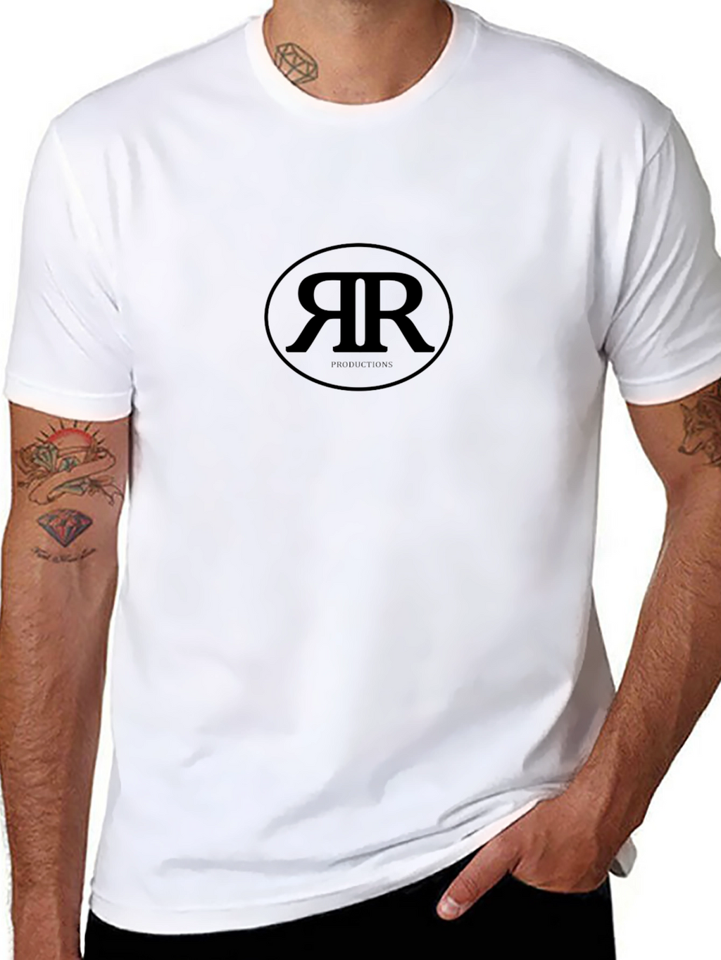 Black RR Productions Logo T-Shirt