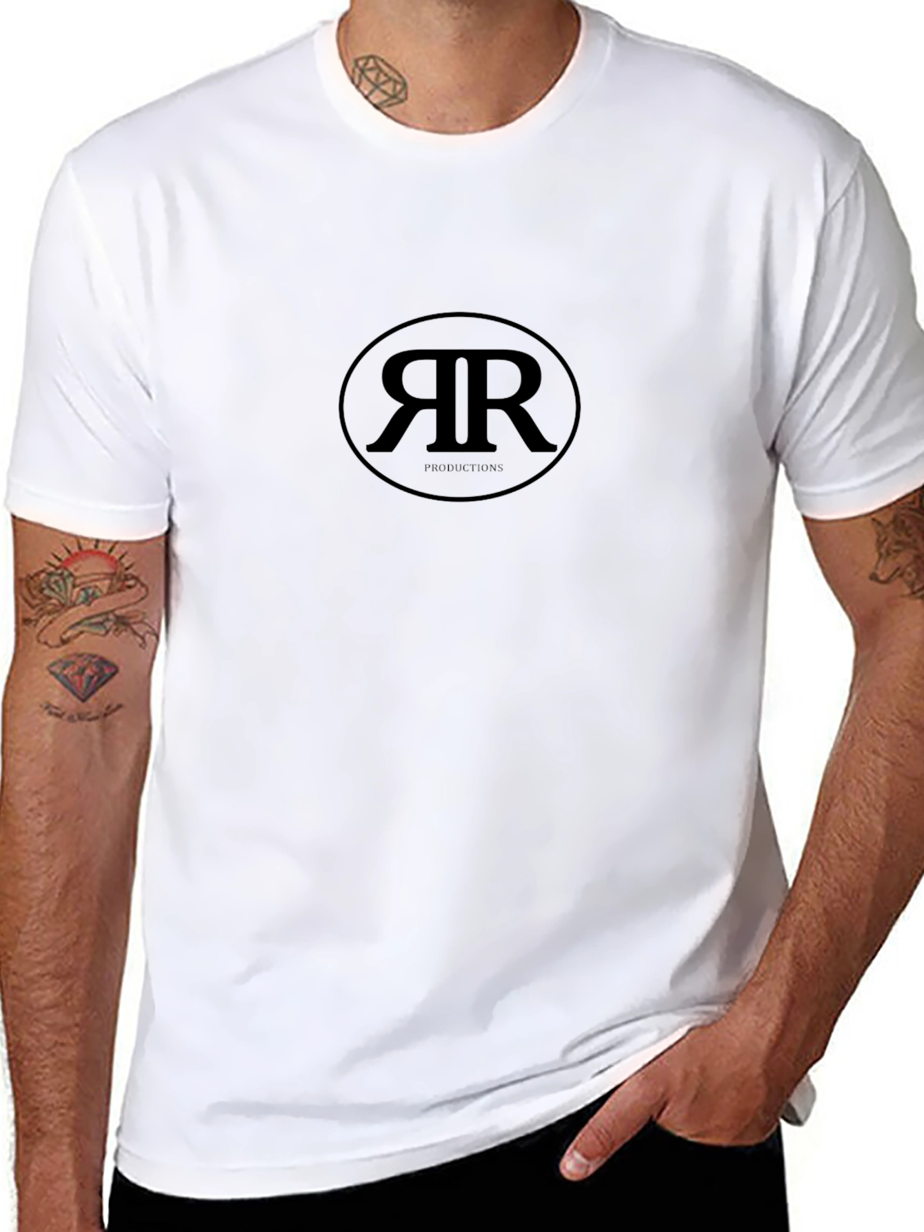 Black RR Productions Logo T-Shirt