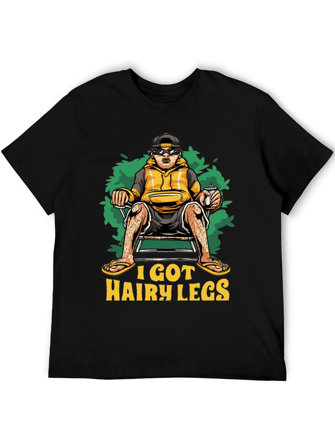 I Got Hairy Legs Graphic Tee - Funny Summer T-Shirt