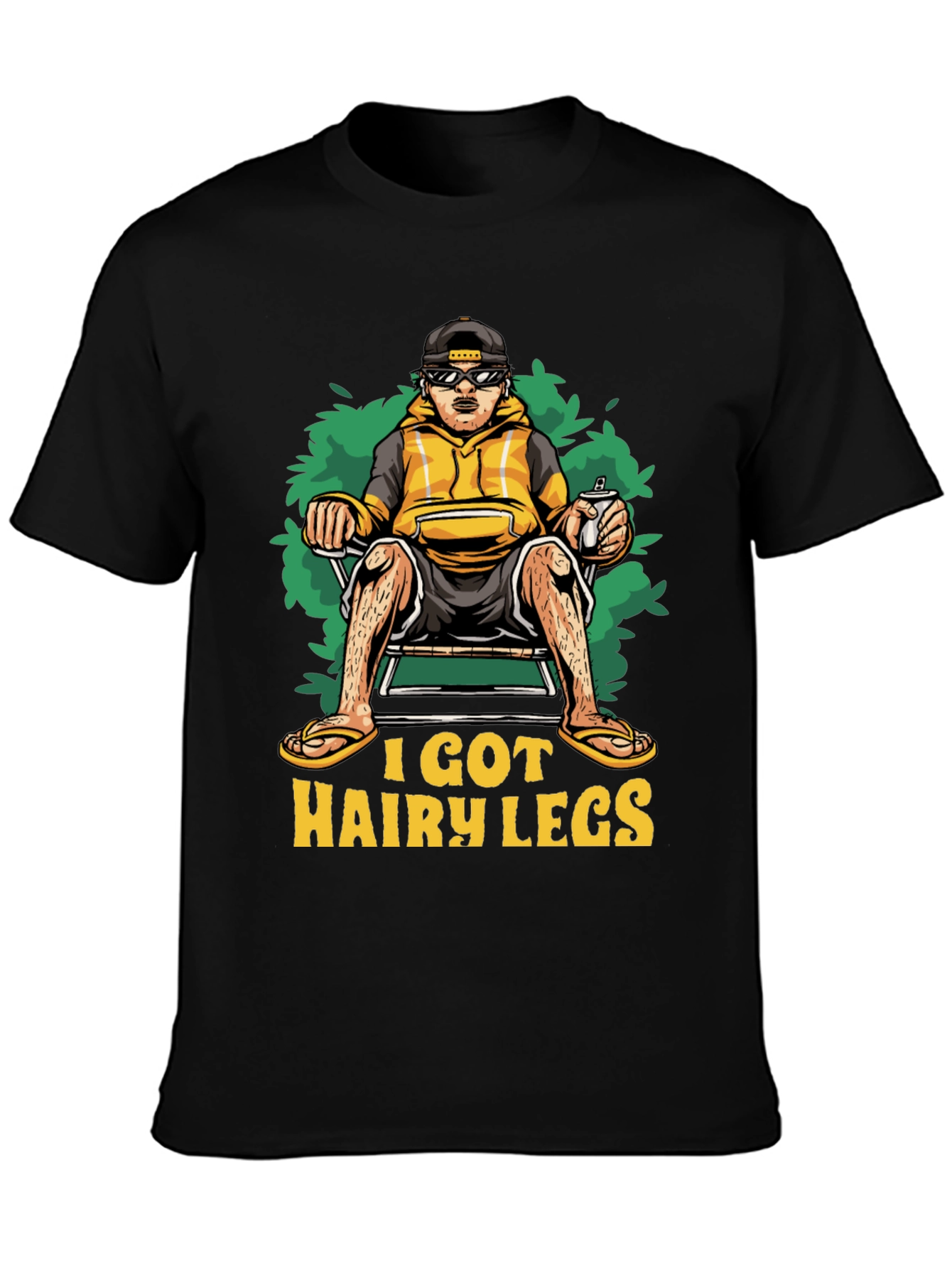 I Got Hairy Legs Graphic Tee - Funny Summer T-Shirt