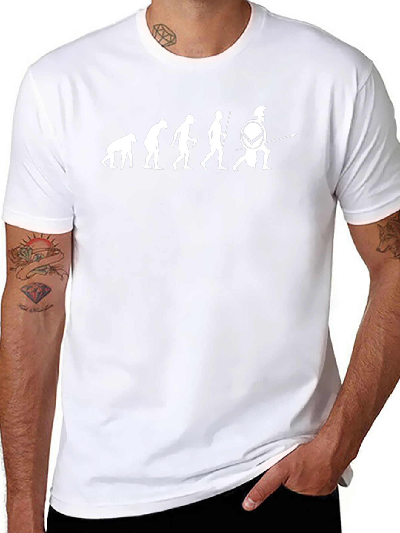 Evolution of Man Spartan T-Shirt