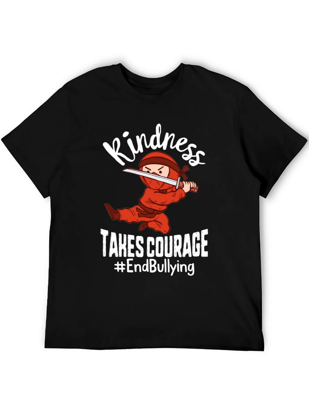 Kindness Takes Courage Ninja Graphic Tee